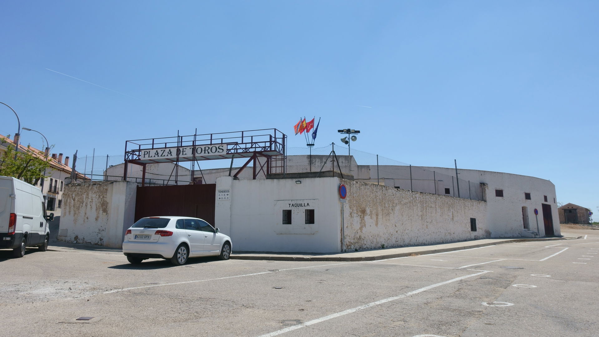 Plaza de toros de Villarejo de Salvanés (Madrid, España).