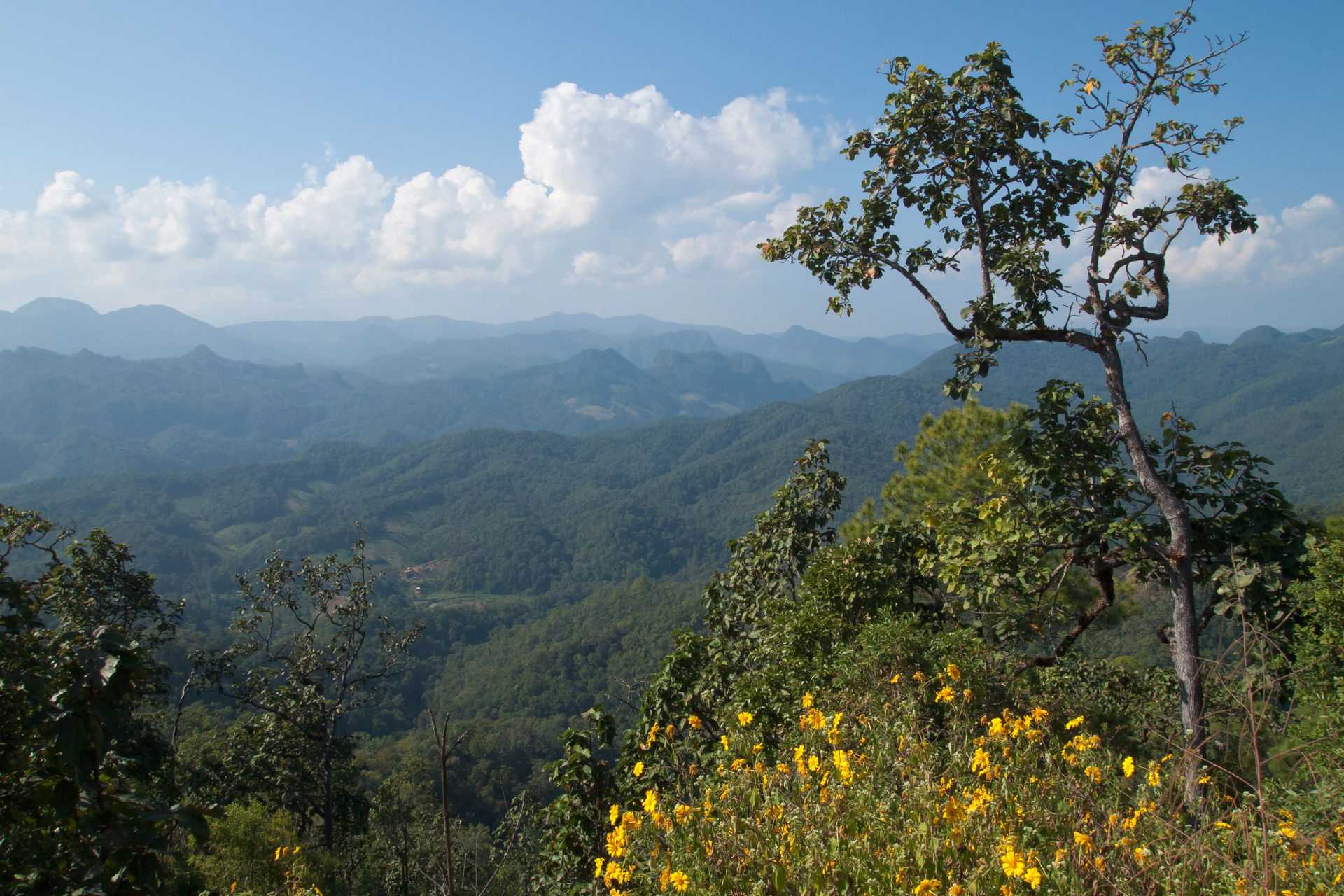 A mountainous region in the north of Thailand. It's part of the…