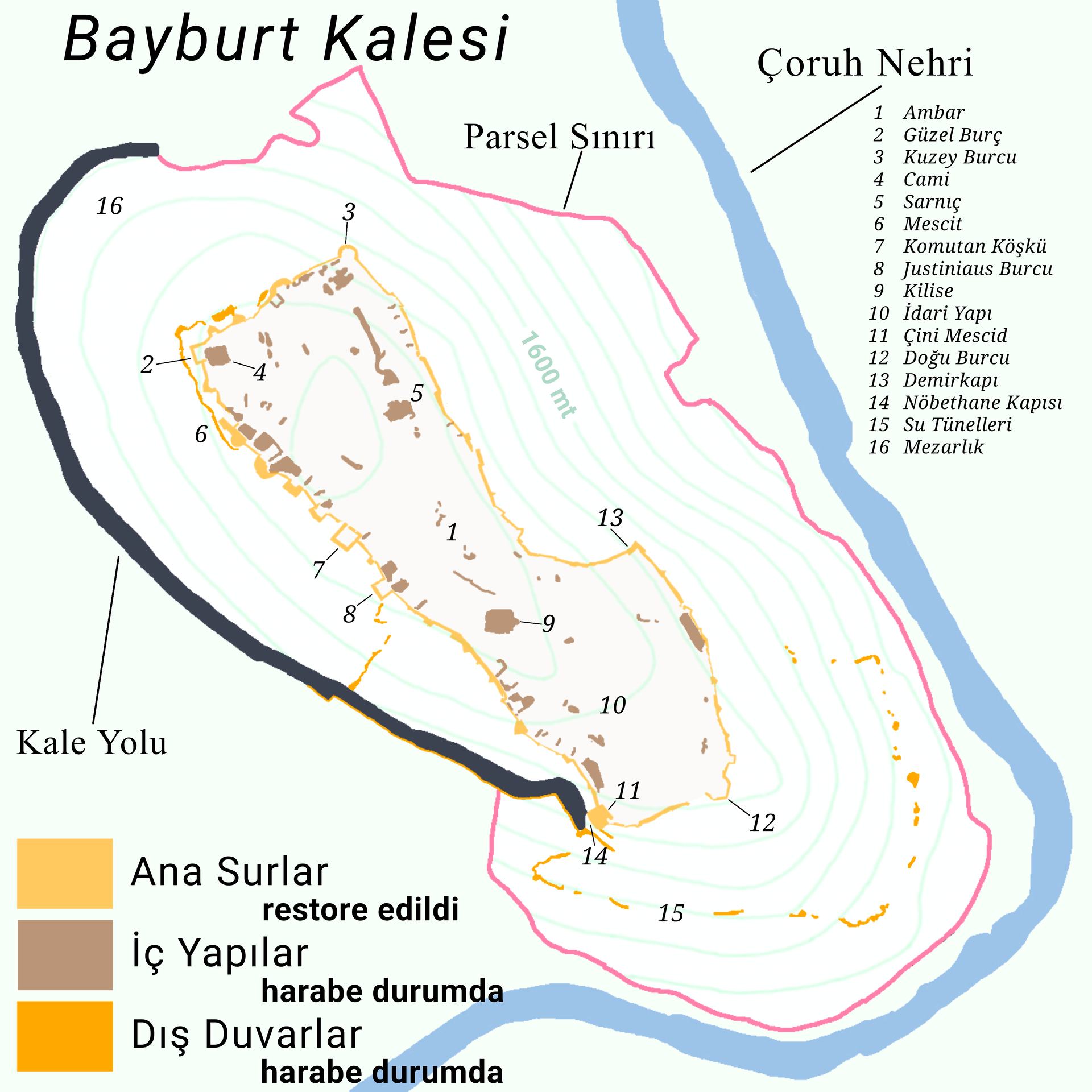 Bayburt Kalesi ve Yapıları