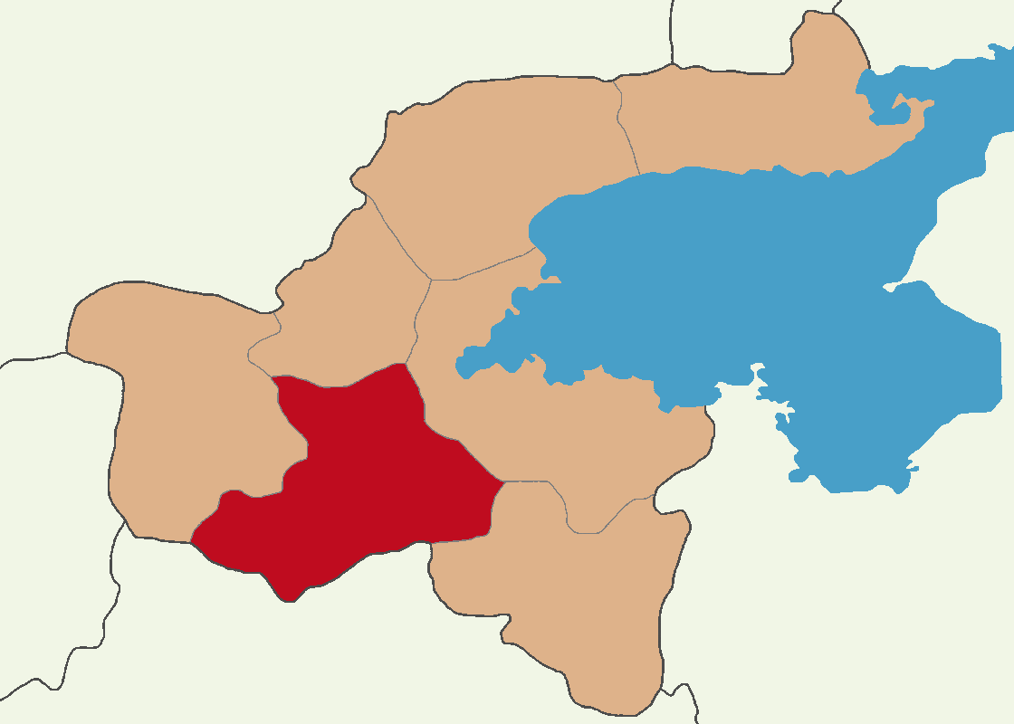 Bitlis Merkez ilçesinin konumu