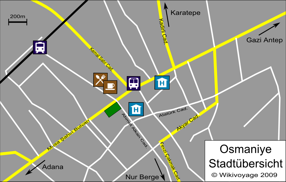 City Map of Osmaniye