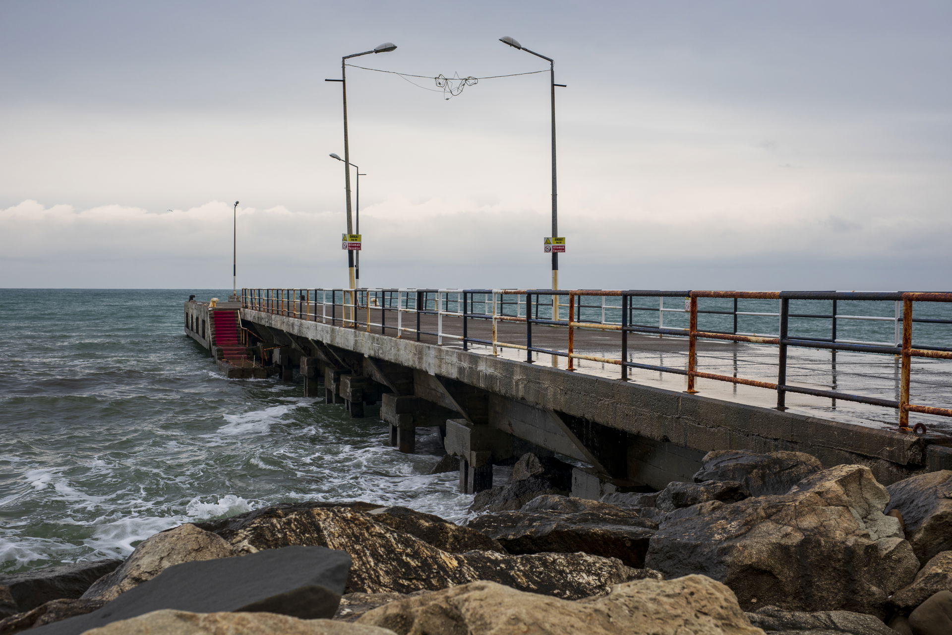The old ship port in Ayancık is now used as a pier.