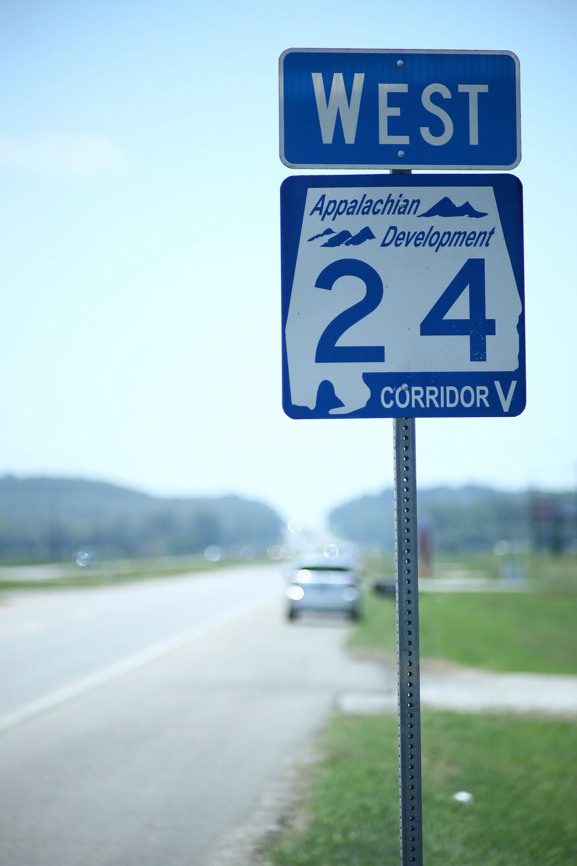 Alabama State Route 24 picks up the routing of Appalachian Corr…