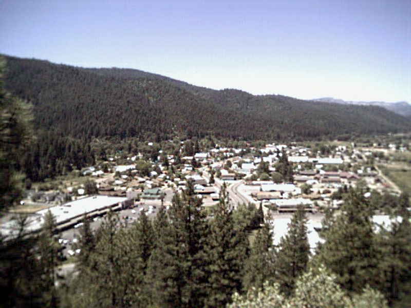 I took this photo from on the mountain above Quincy, CA.