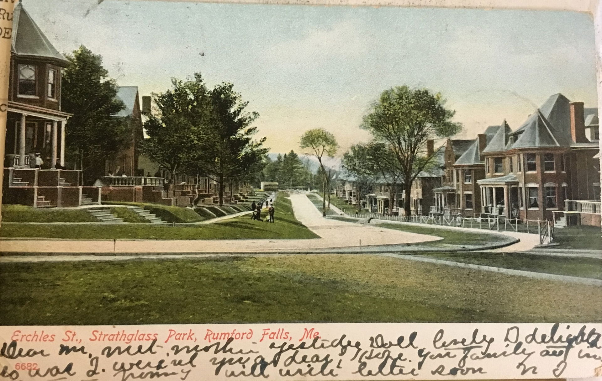Strathglass Park Rumford Maine company housing development