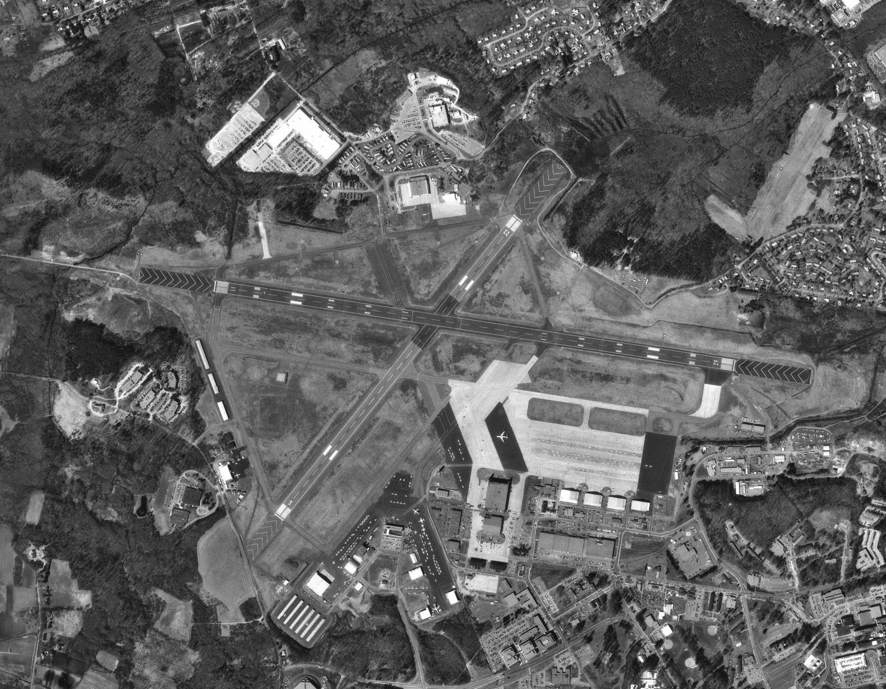 USGS digital orthophoto of Hanscom Field and Hanscom Air Force …