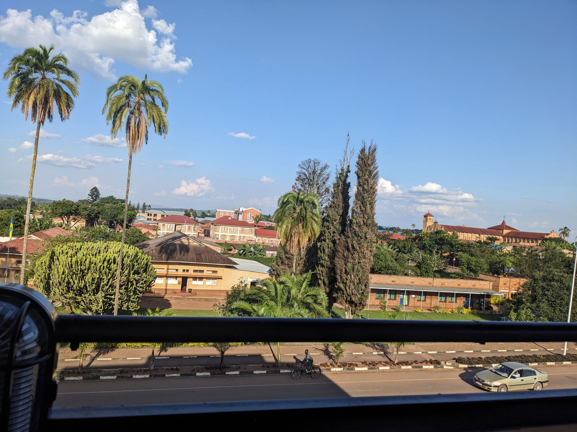Landscape of Huye city in Rwanda taken at the rooftop of Casa H…
