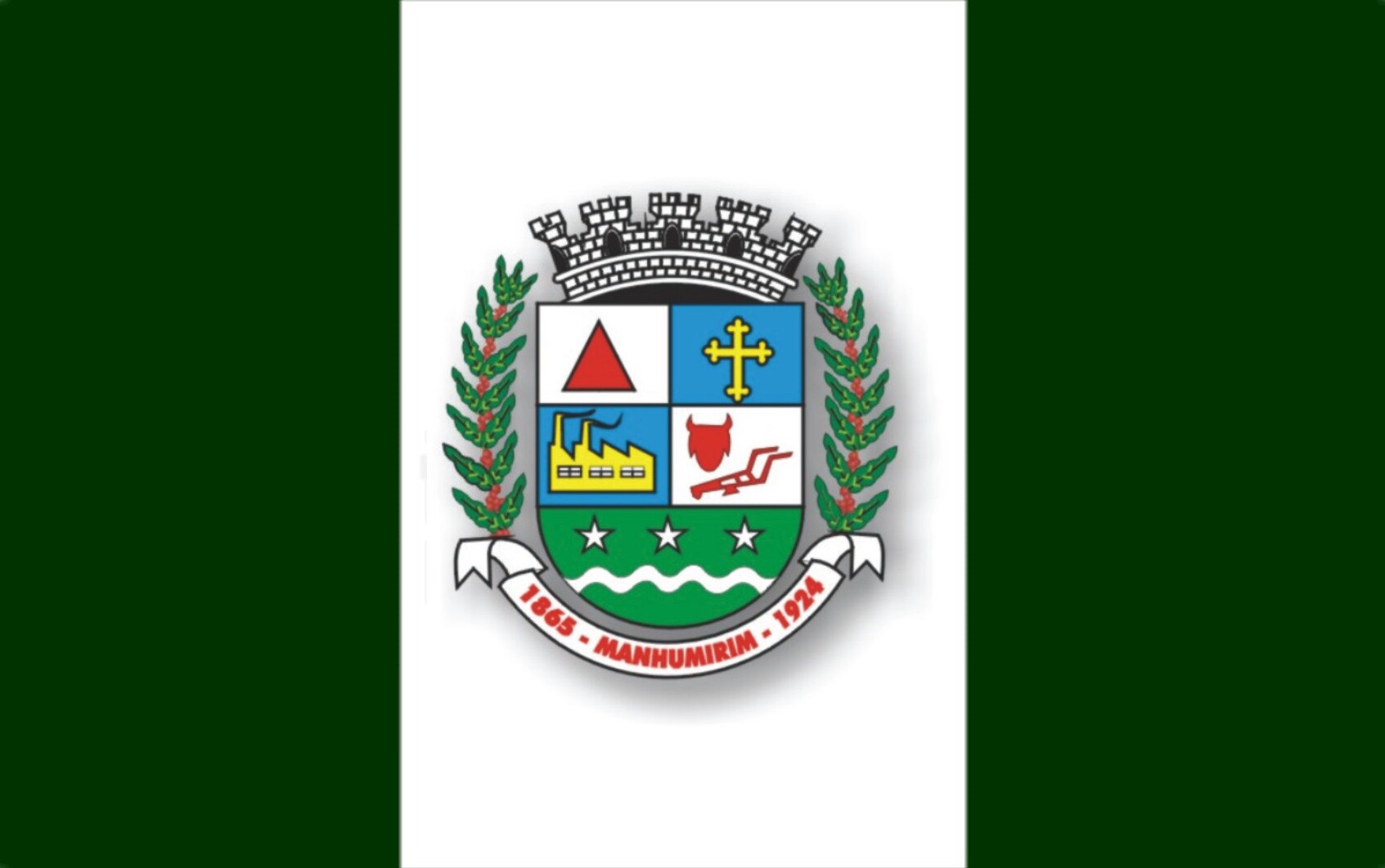 Bandeira do Município de Manhumirim-MG