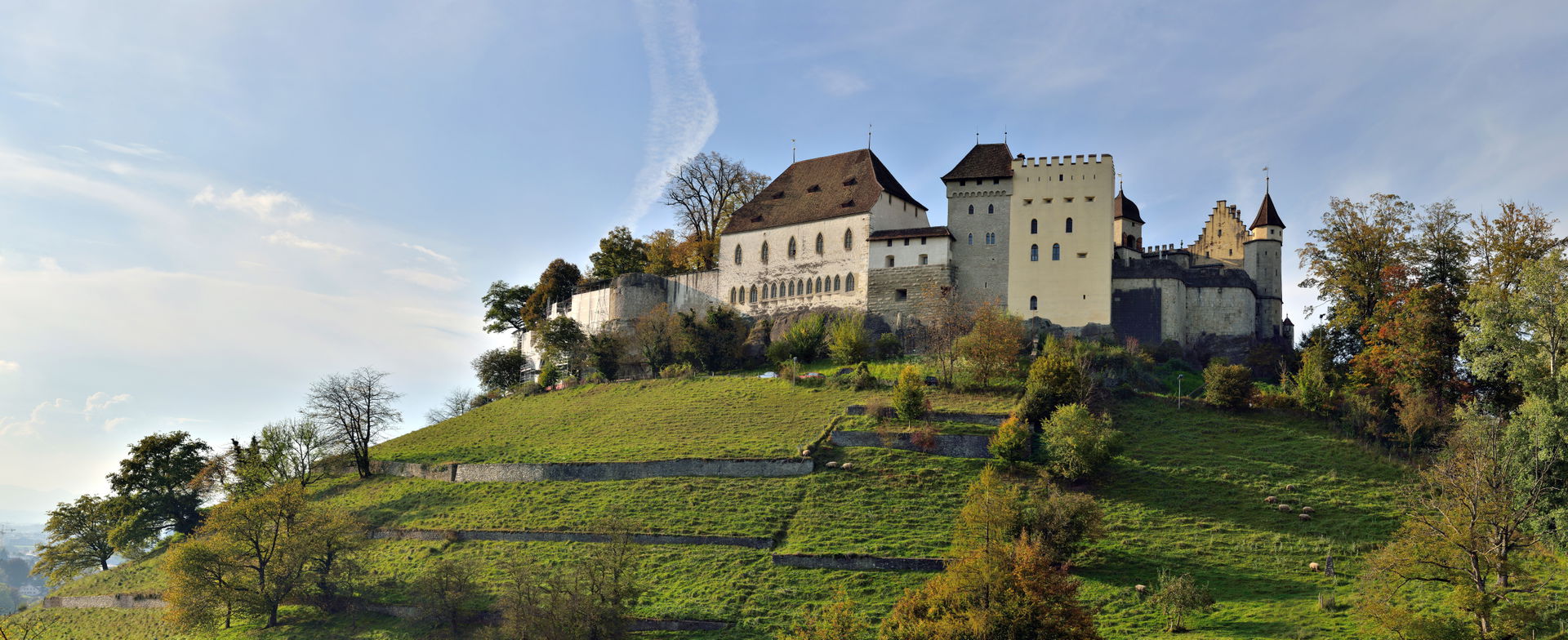 Lenzburg Castle, view from southeast