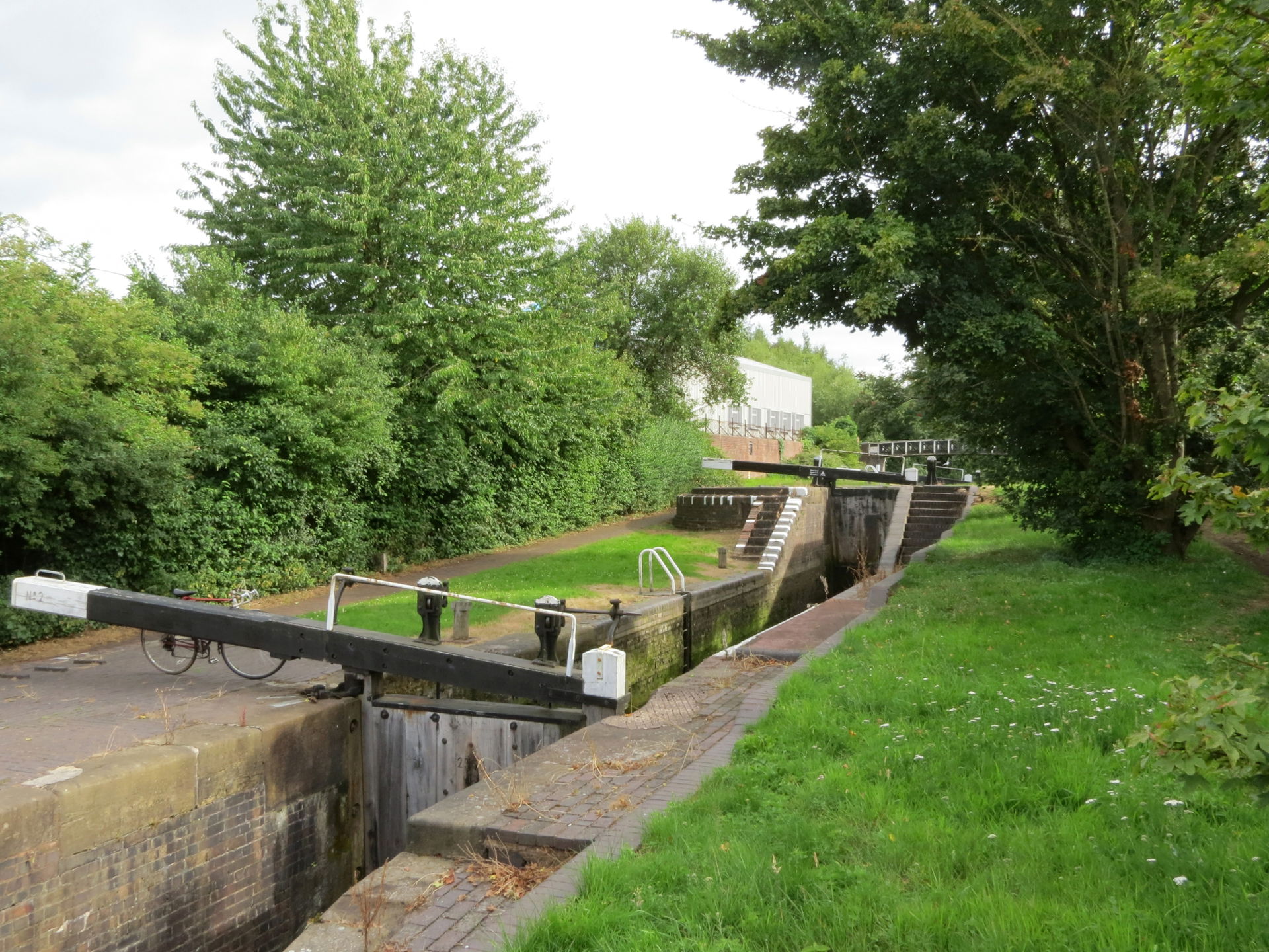 Brades Lock is a rare staircase lock with two sections and thre…