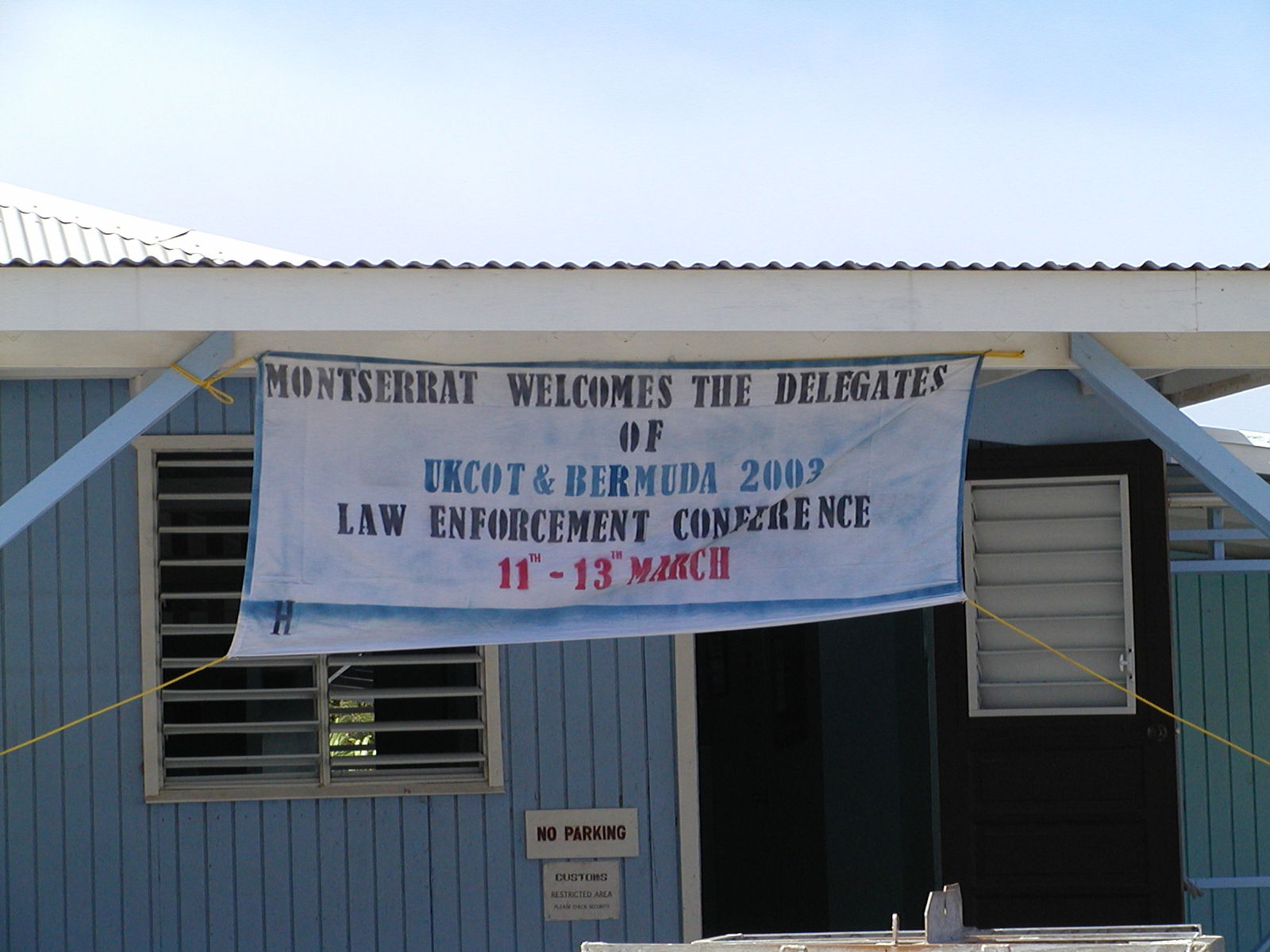 Government Welcome Center in Brades, Montserrat, Lesser Antilli…