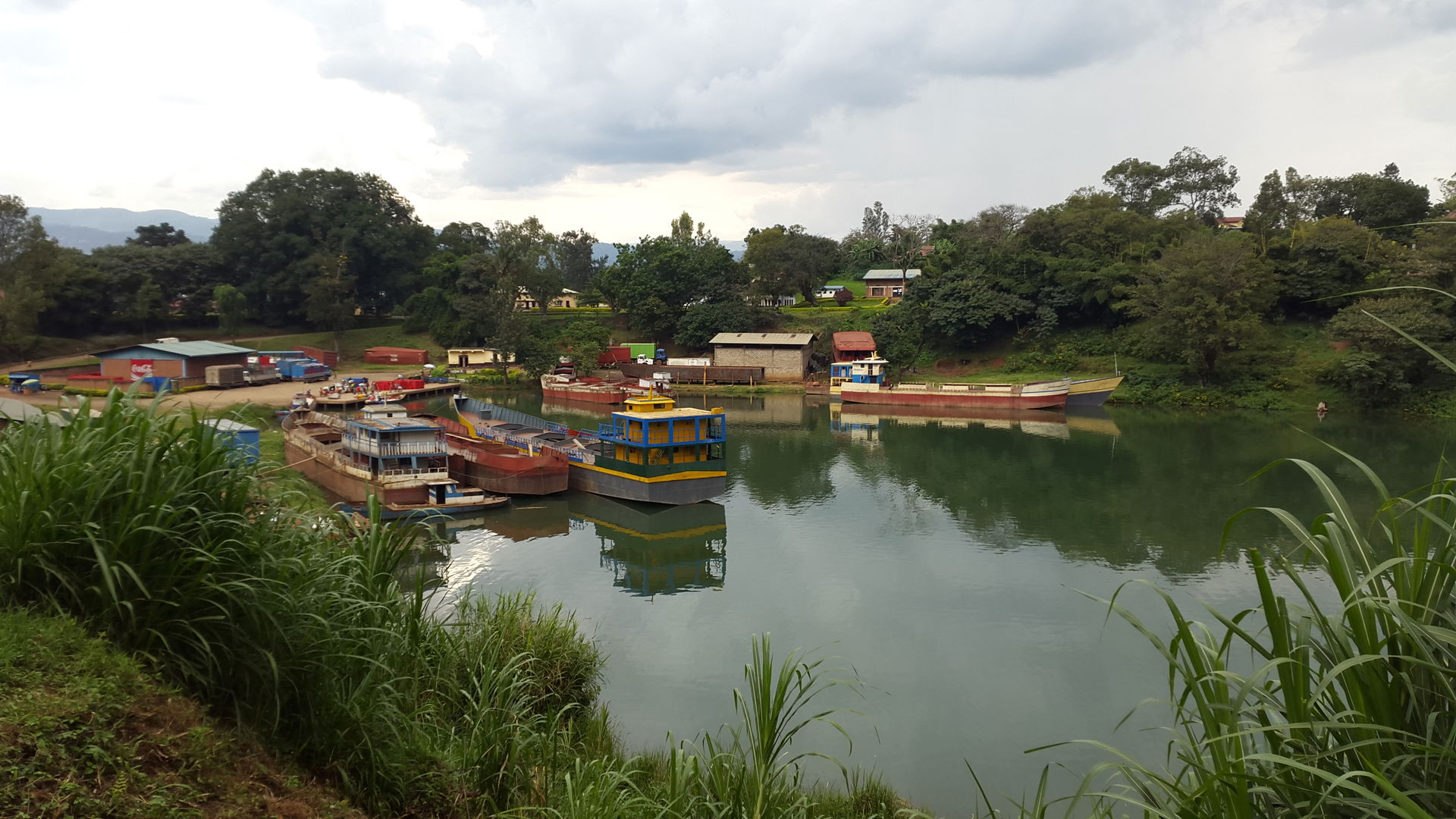 Shipyard in Cyangugu, Rwanda.