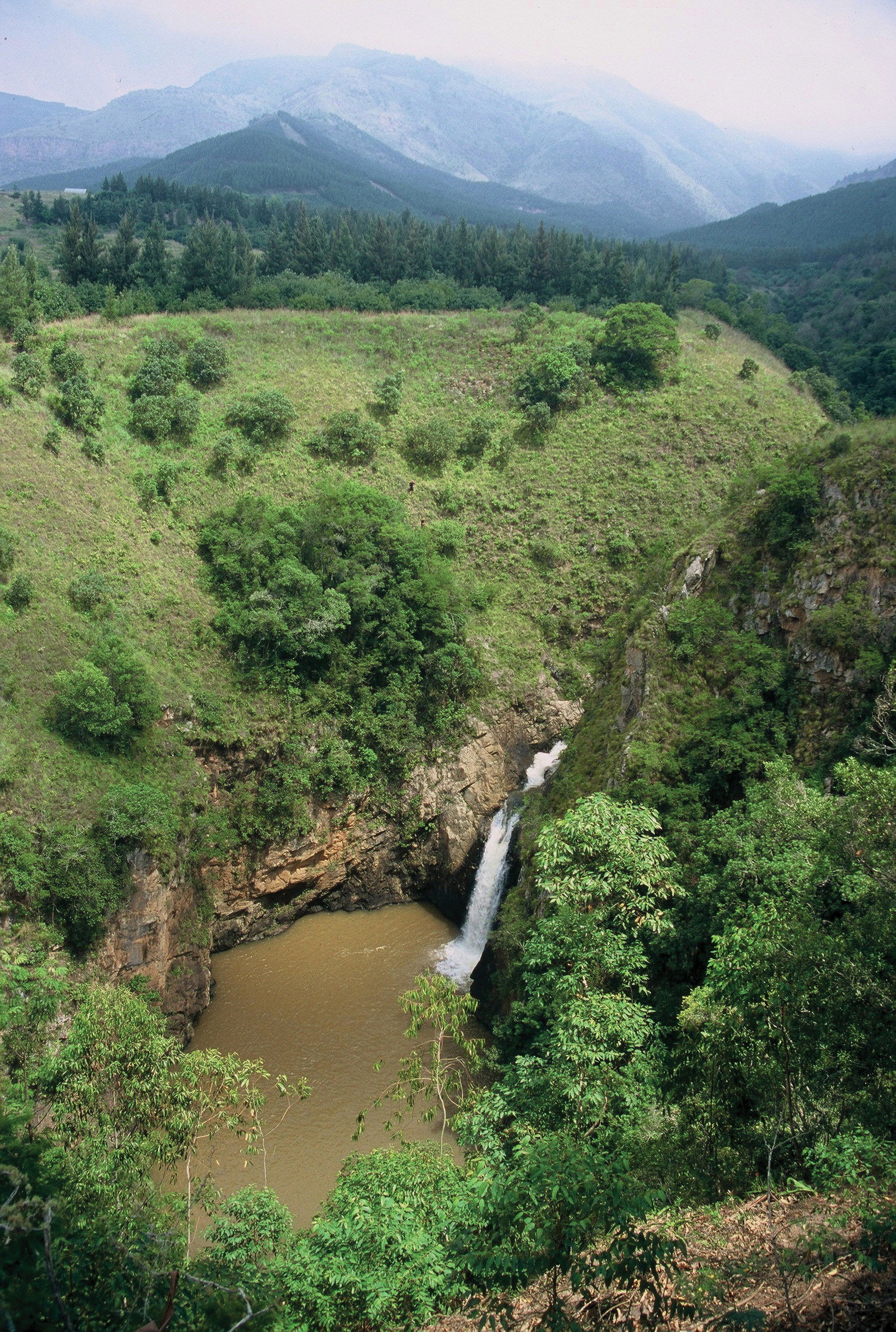 Vue du Limpopo en Afrique du Sud.