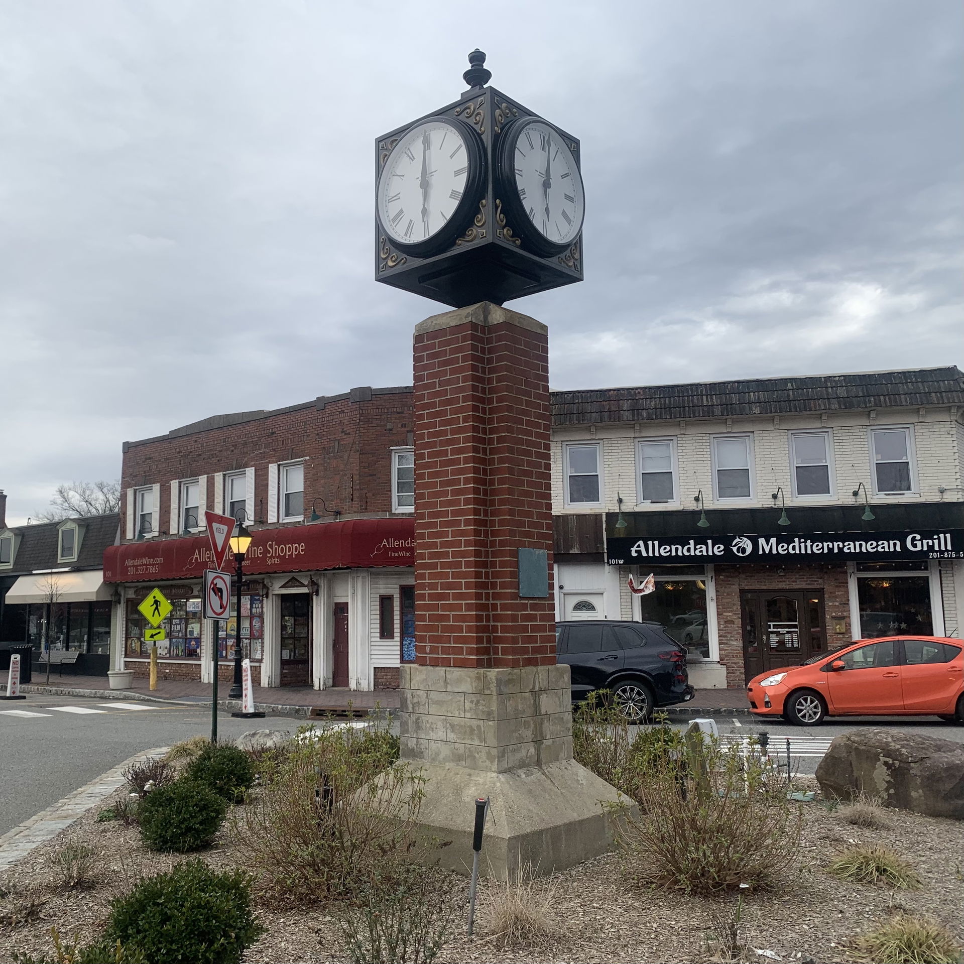 The Clocktower in Downtown Allendale, New Jersey. It is a local…