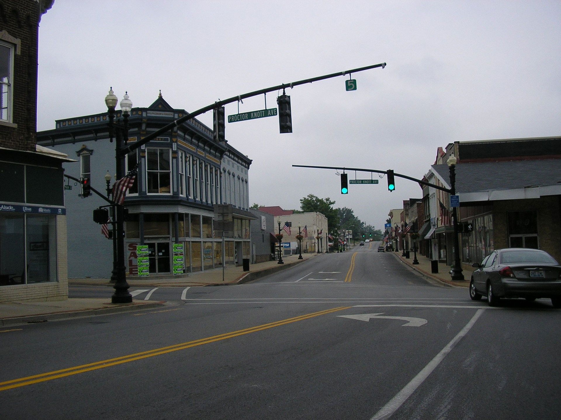 Downtown Lebanon, Kentucky, USA