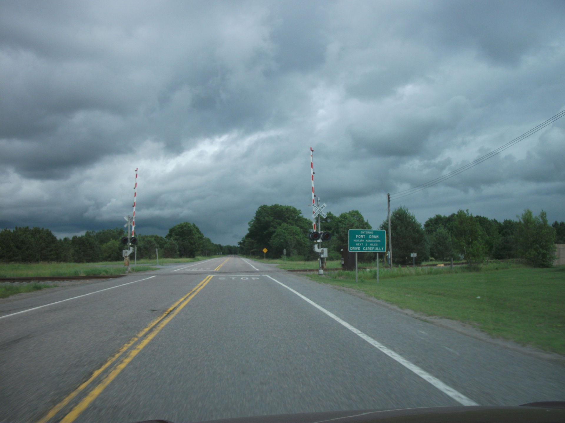 New York State Route 3A and Jefferson County Route 36 at the en…