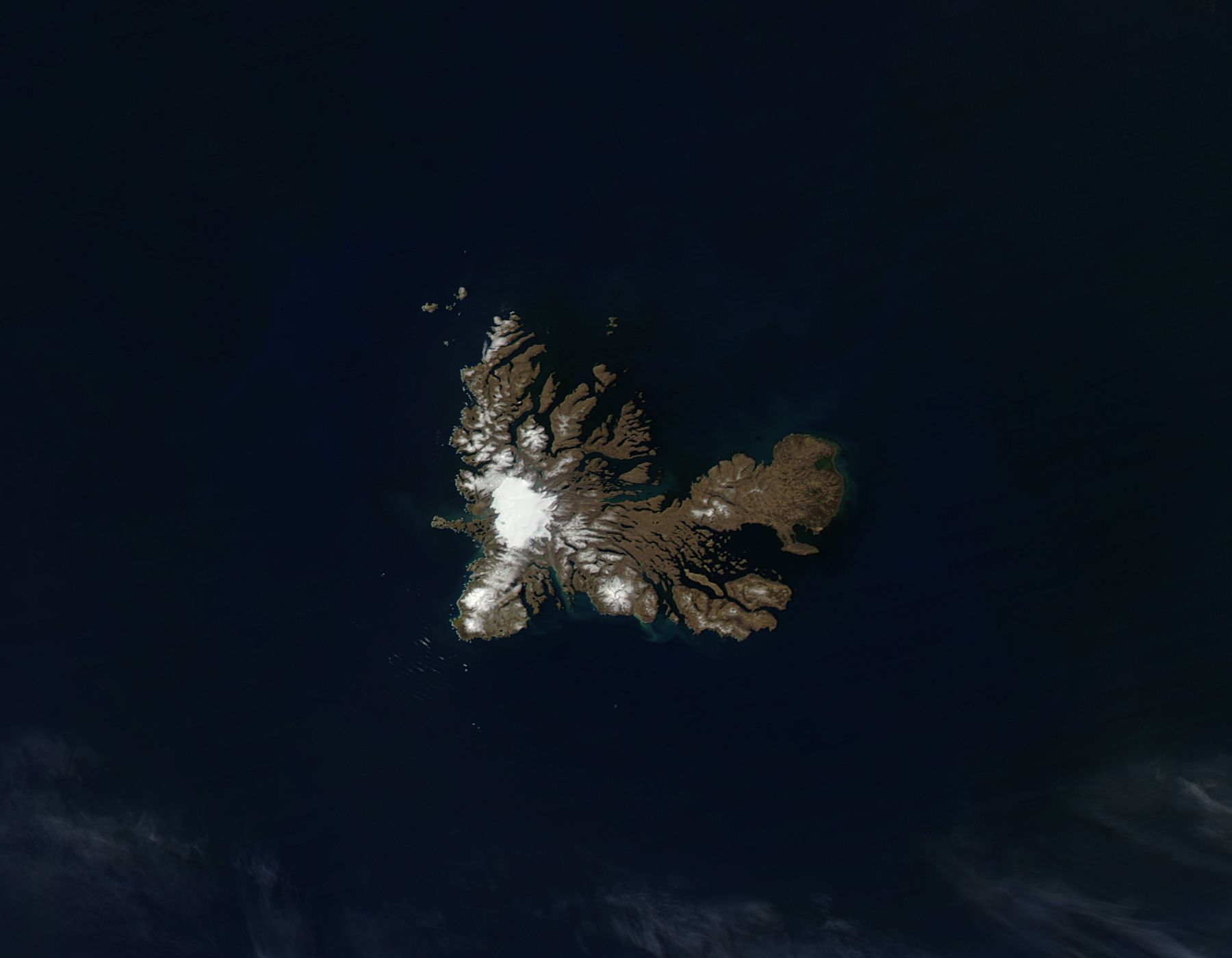The Kerguelen Islands are a group of remote, windswept islands …