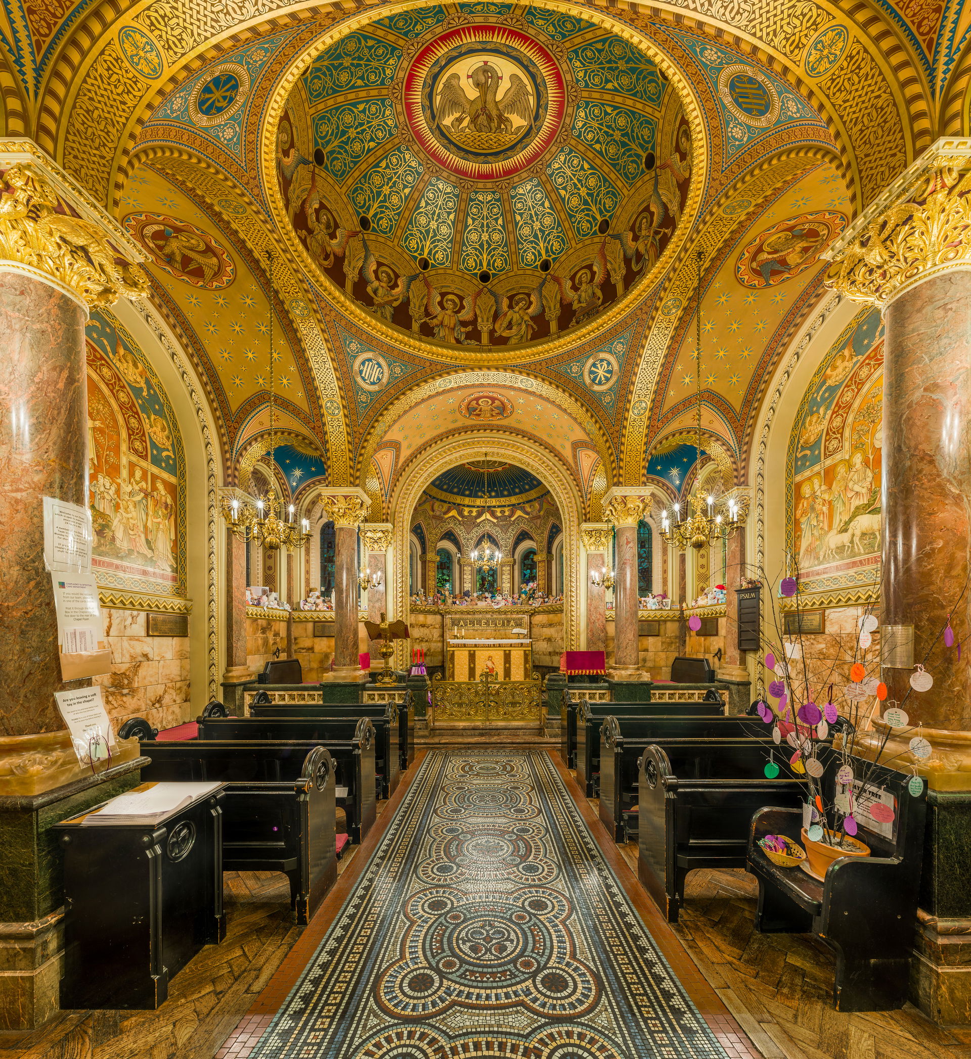 The interior of St Christopher's Chapel within Great Ormond St …