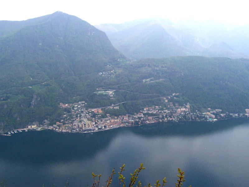 The mountain of Sighignola (upper left) and the Italian exclave…