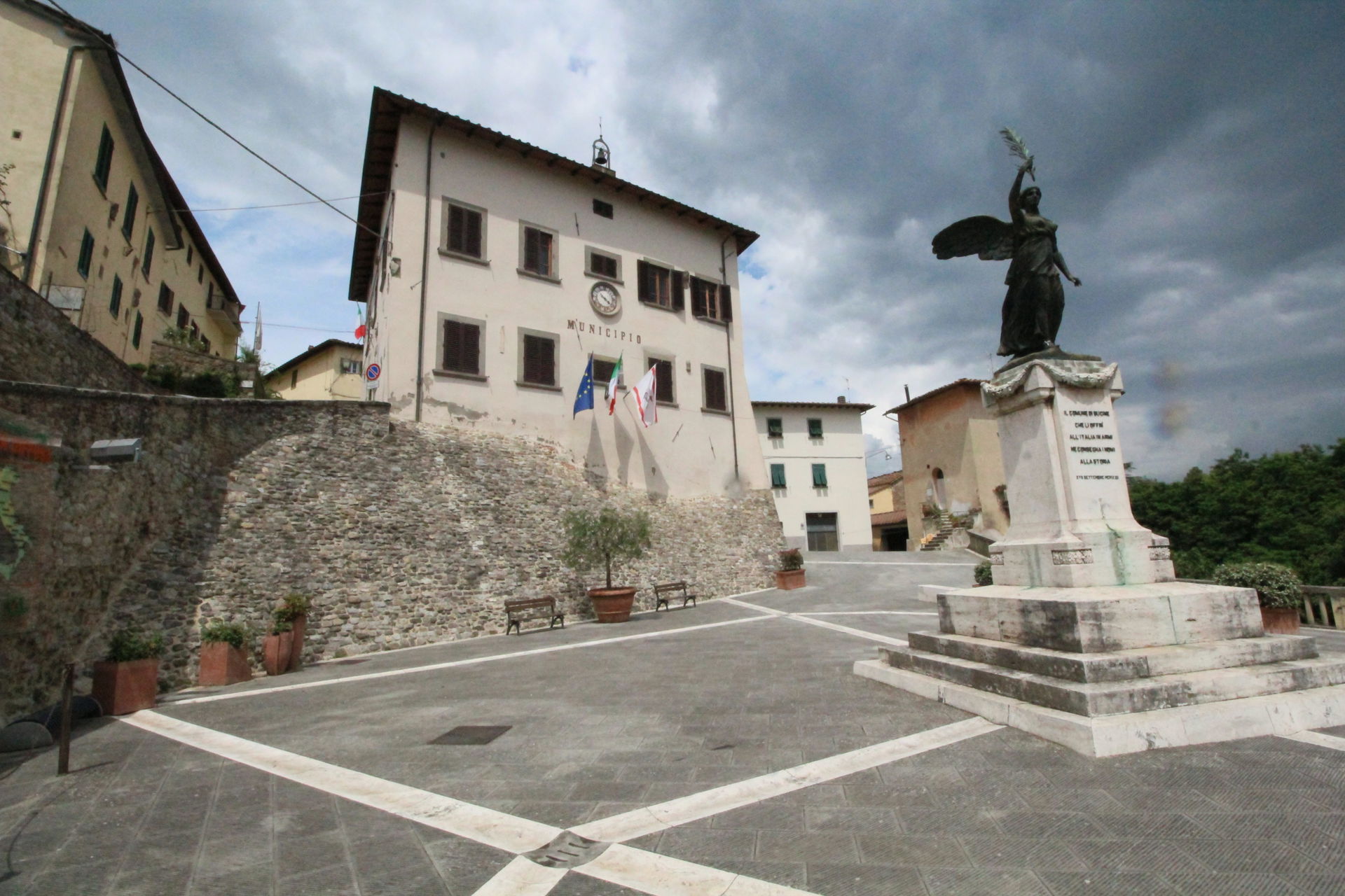 Town Hall (Municipio) in Bucine, Province of Arezzo, Tuscany, I…