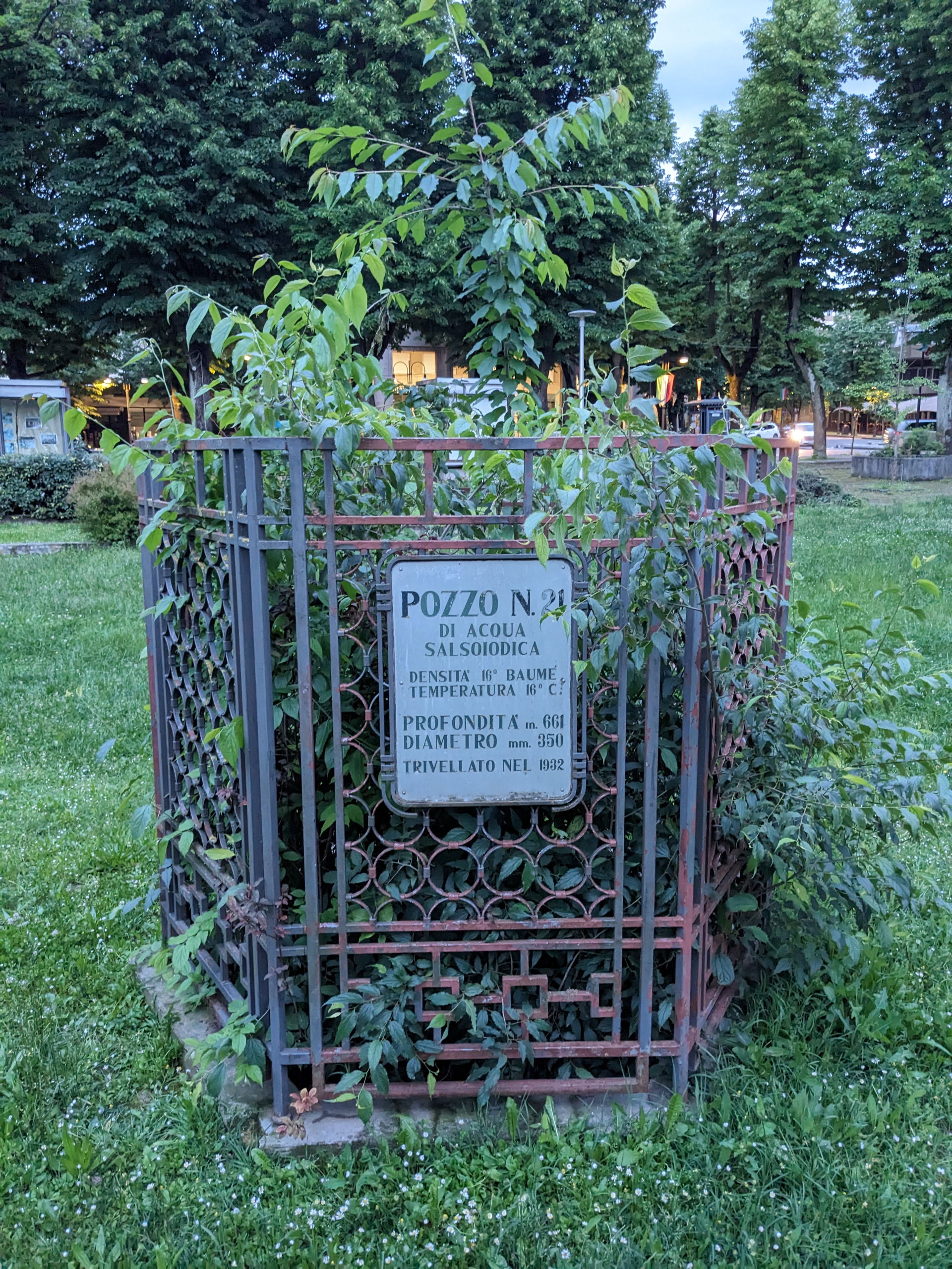 Pozzo numero 21 di acqua salsoiodica a Salsomaggiore (PR), Ital…