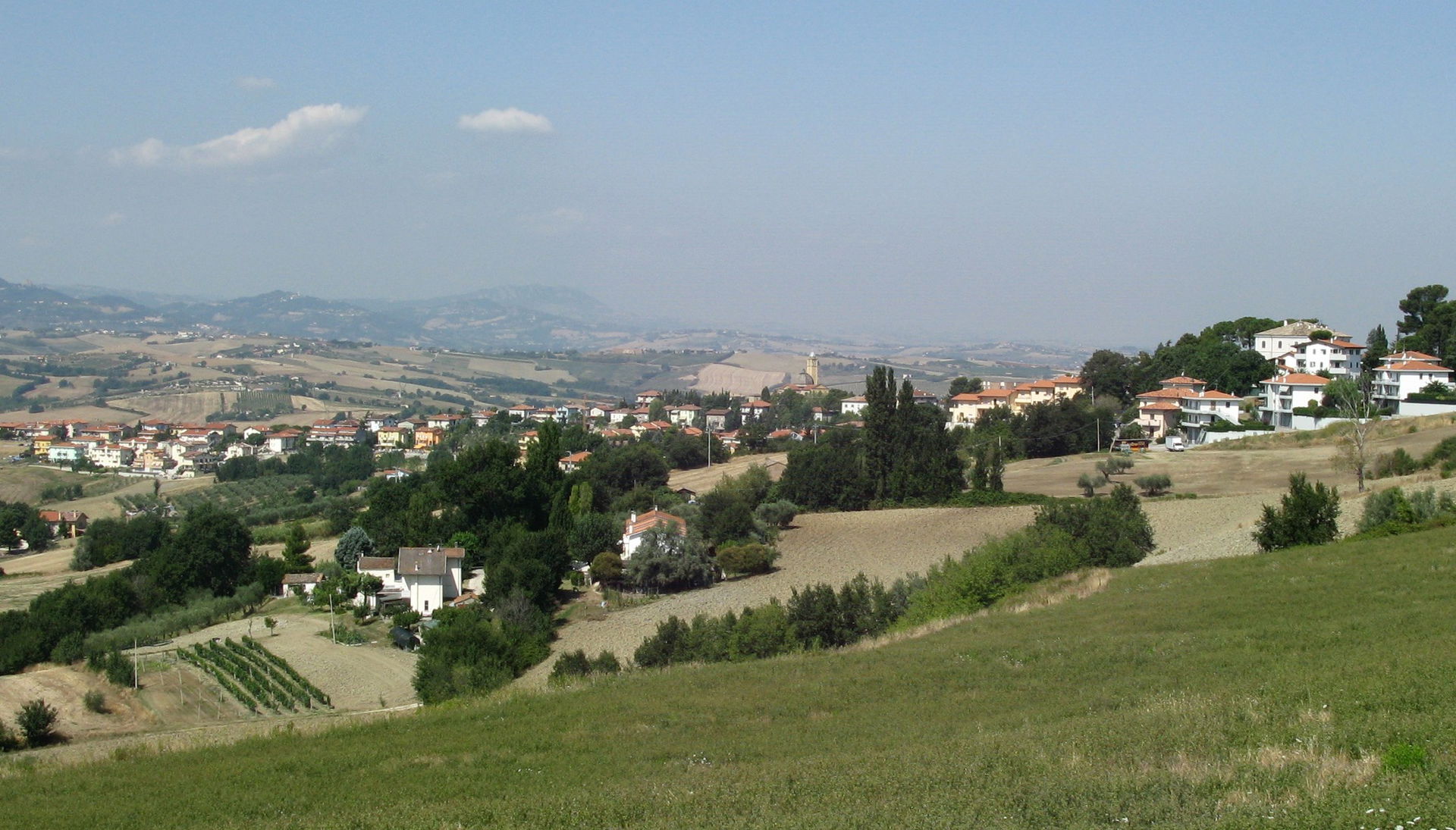 Panorama di Tavullia.