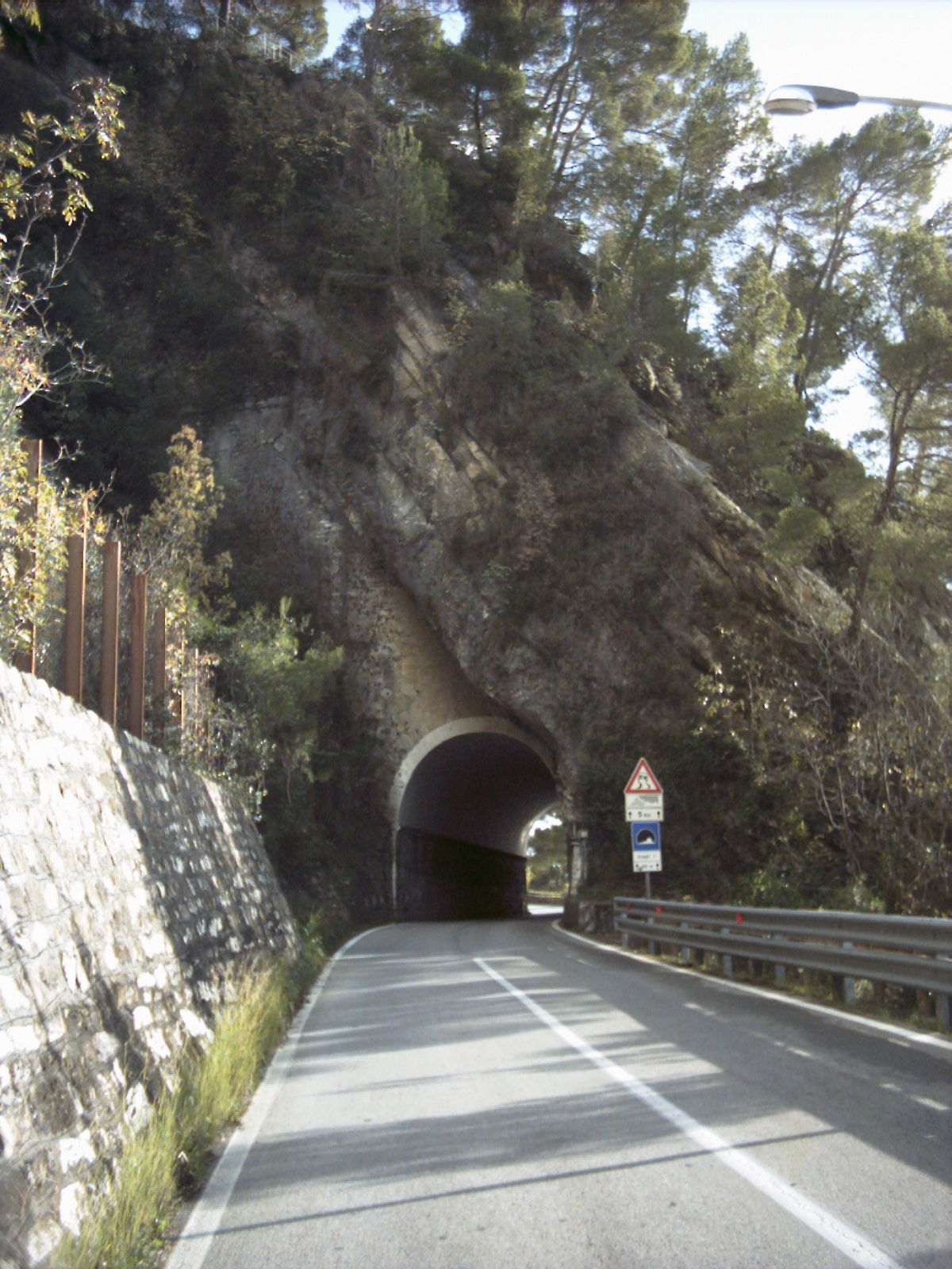 Galleria SS Aurelia presso Zoagli