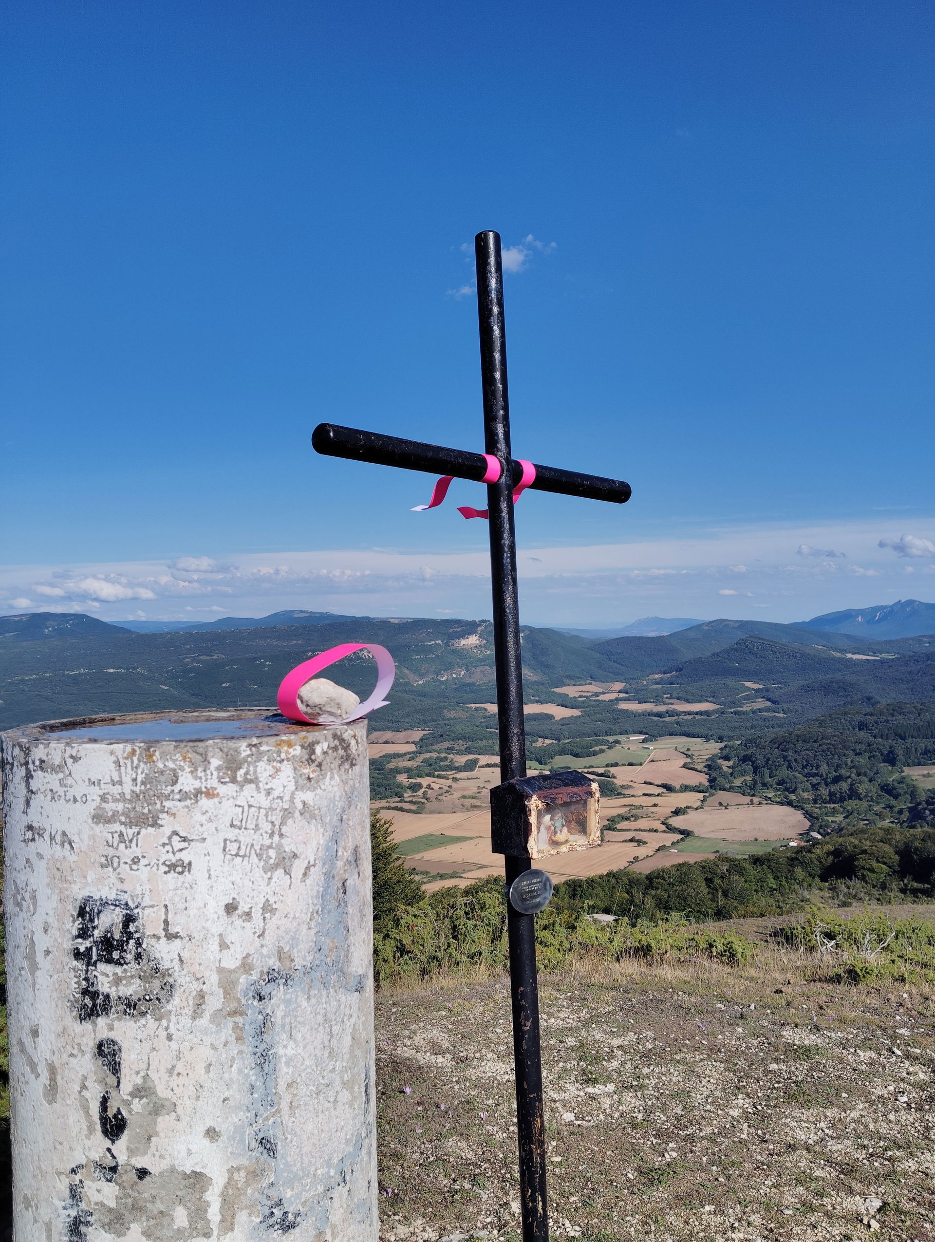 San Kristobal (vértice geodésico en Arraia-Maeztu, España)