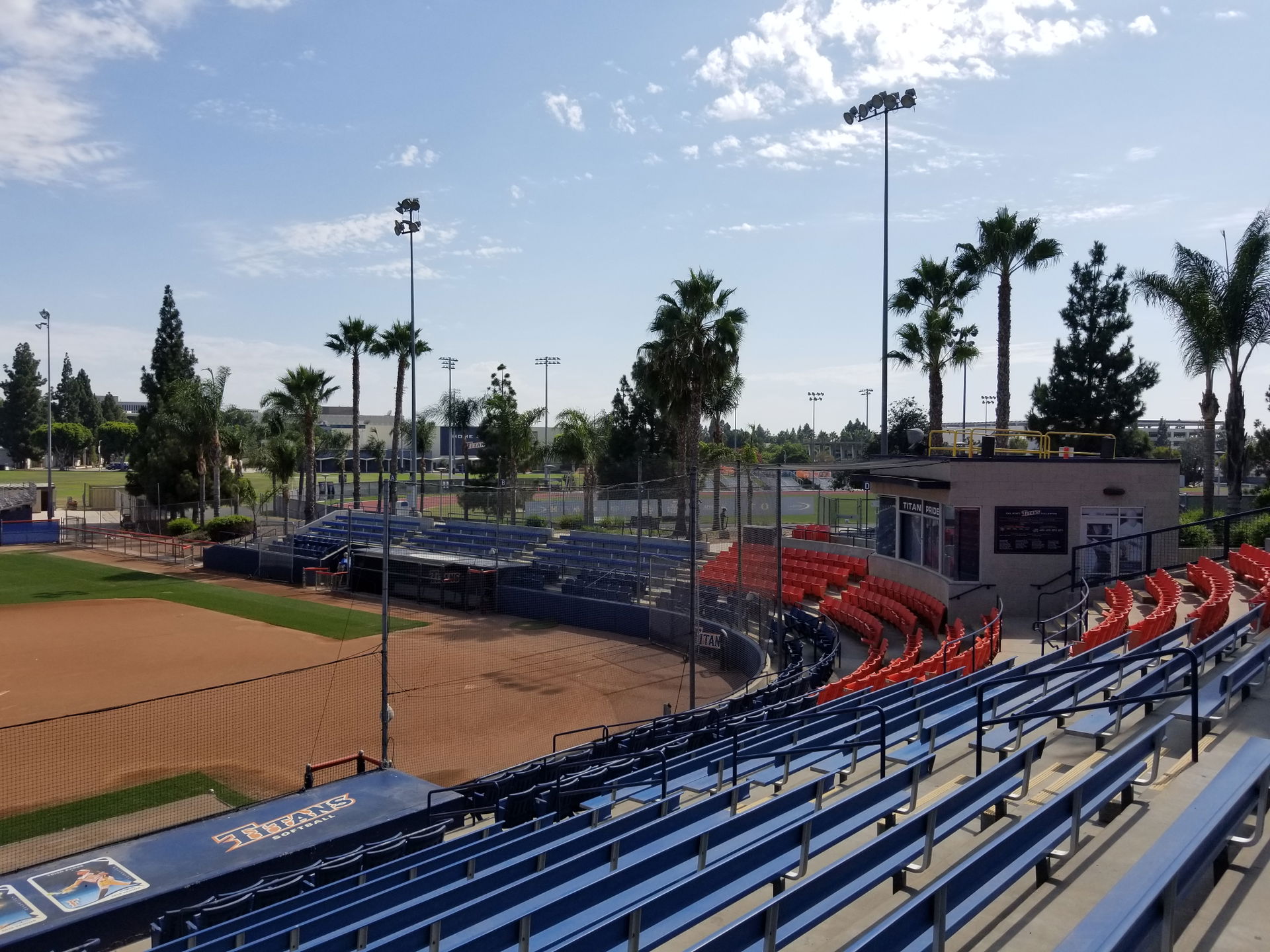Anderson Family Field stands (Fullerton, CA)