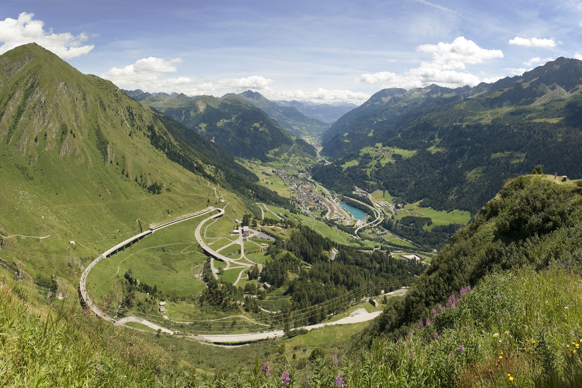 From Gotthard pass to Airolo