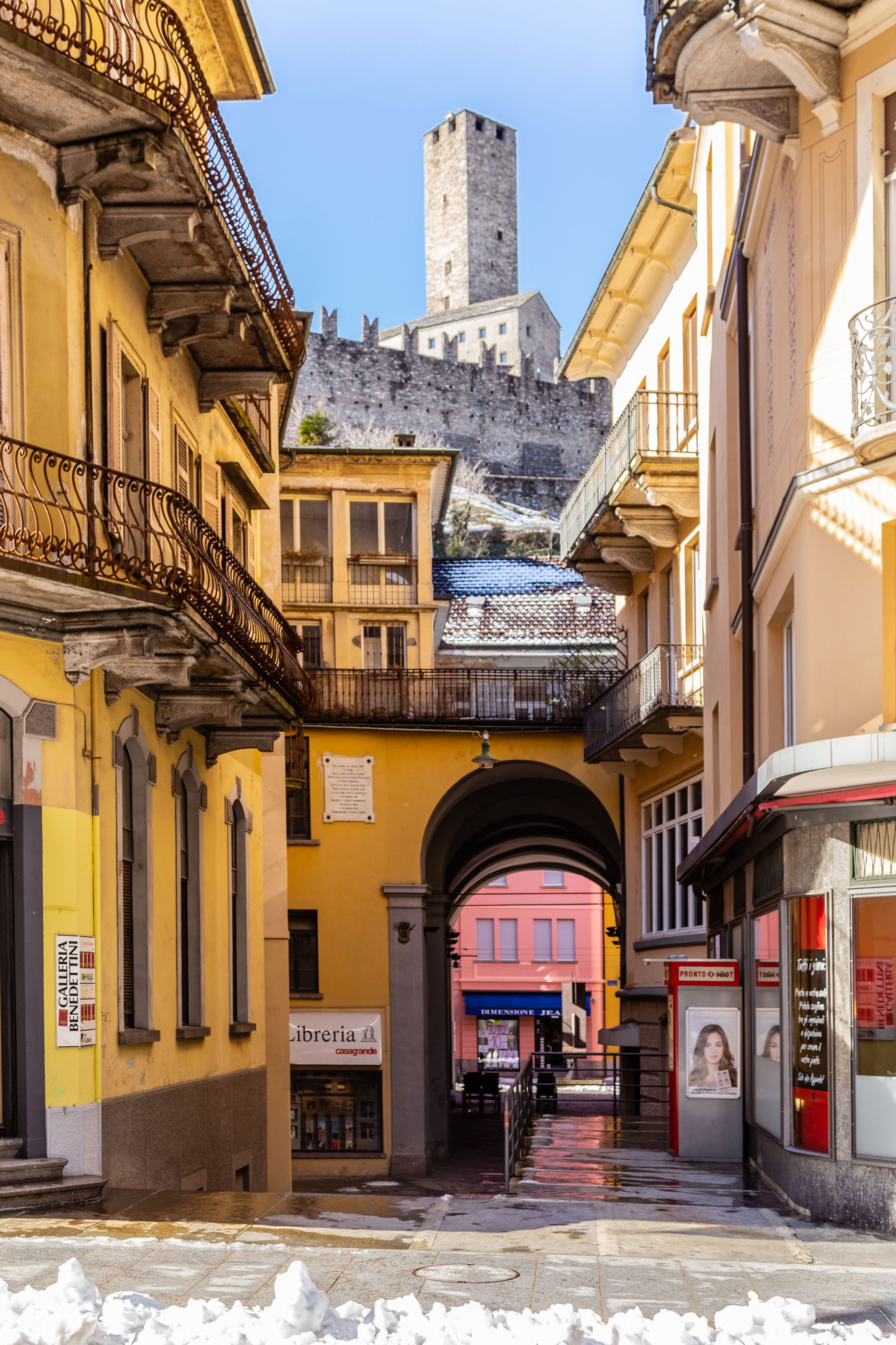 Bellinzona with Castelgrande