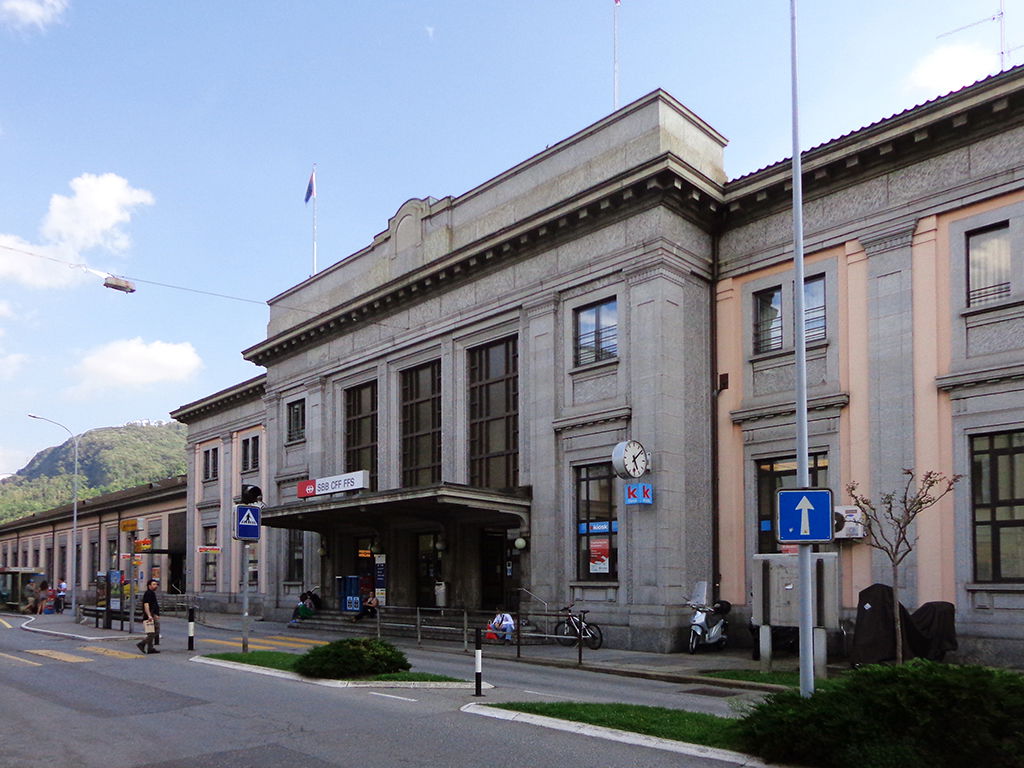 Stazione ferroviaria di Chiasso.