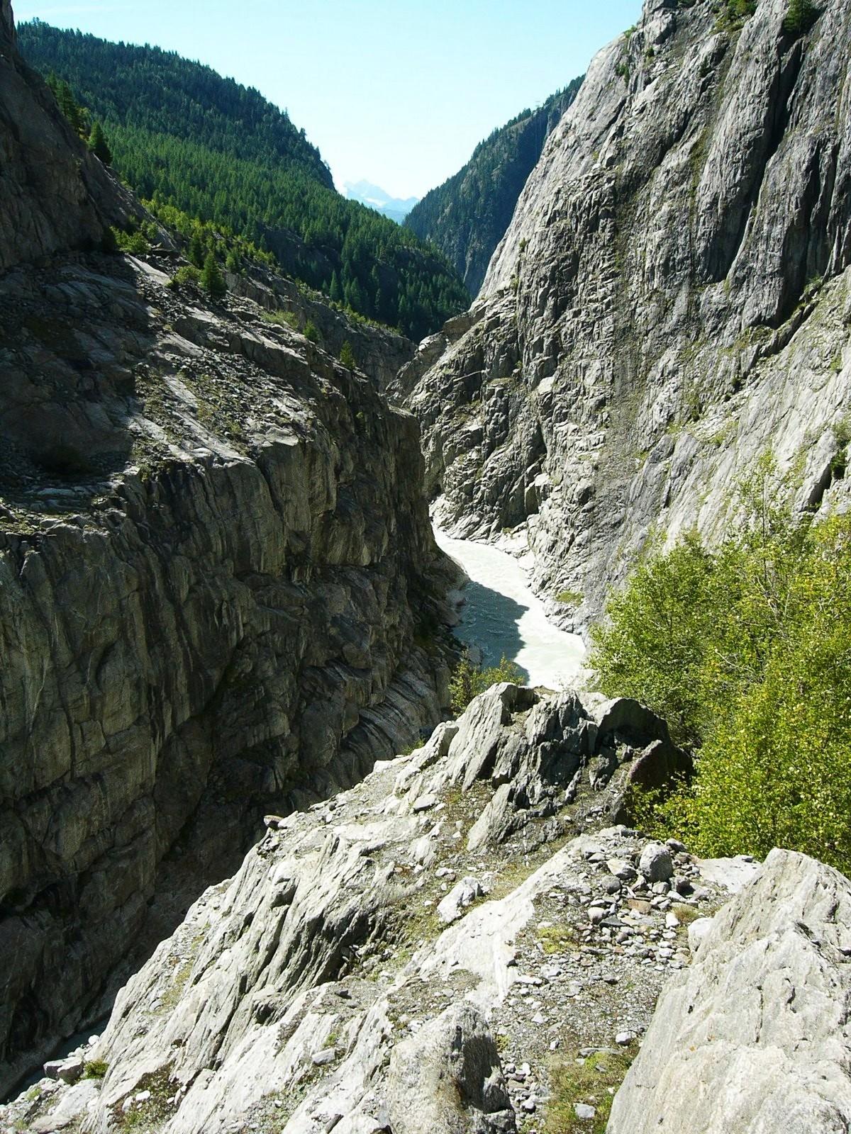 Massa river (Aletsch Glacier valley)