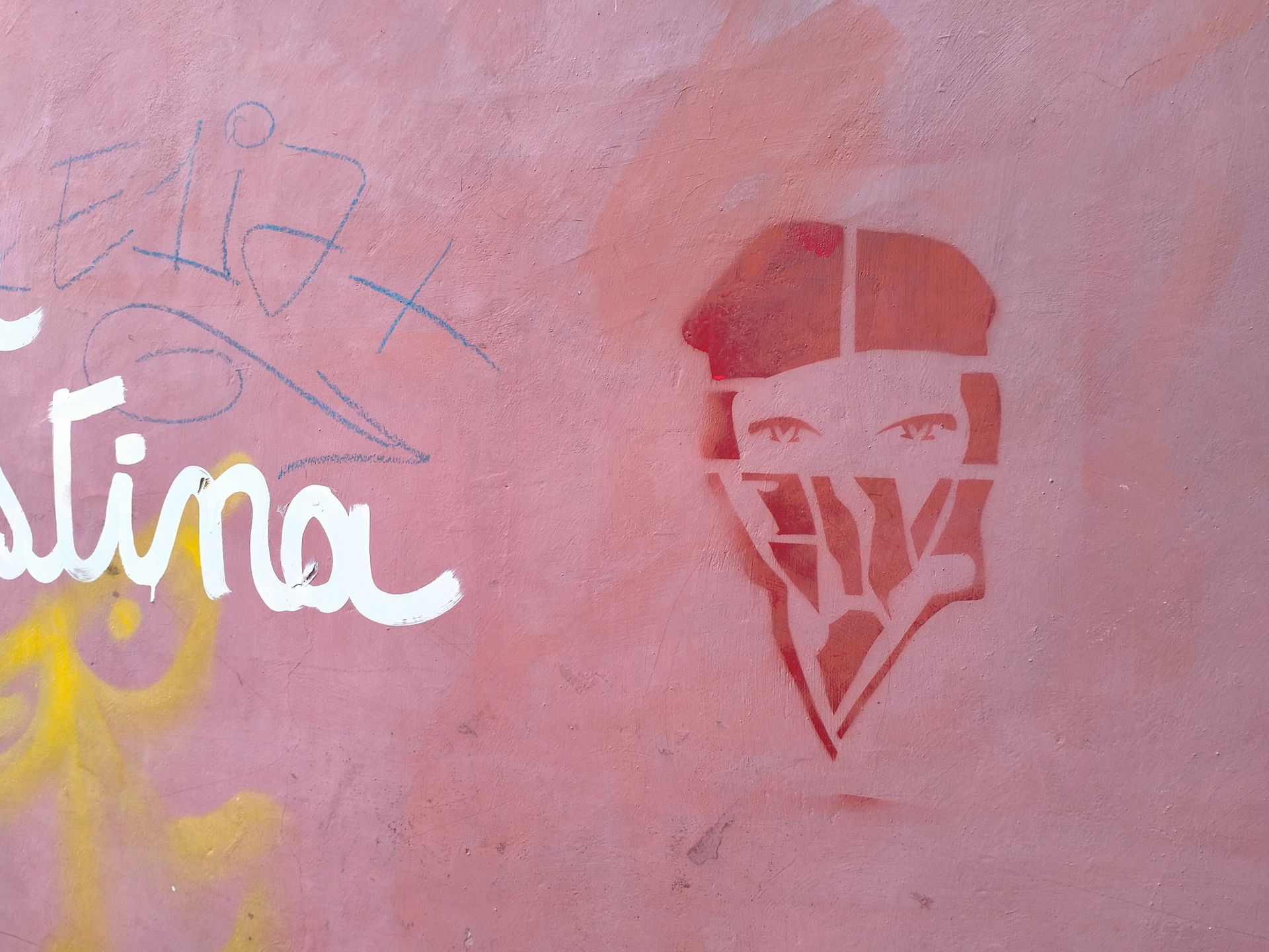 Athamanta (a No Cav group) logo in Carrara, 2021