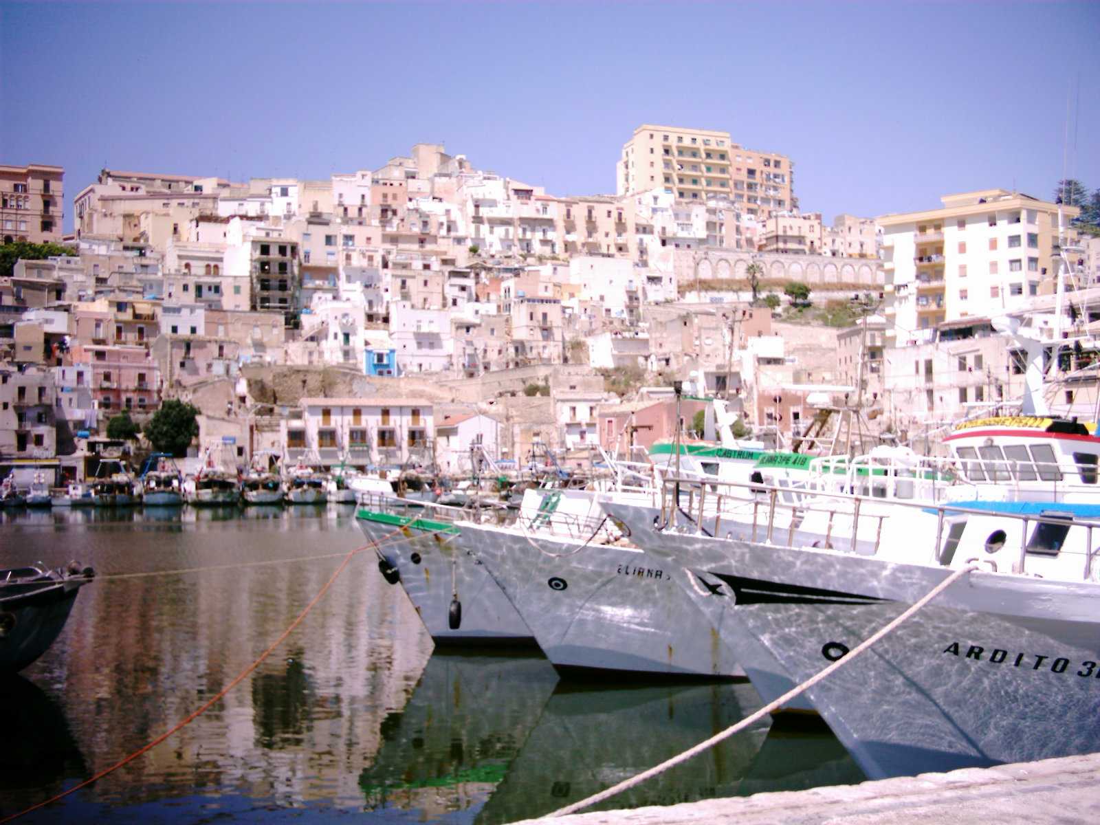 Sciacca in southern sicily-island (Italy). view from the fishin…