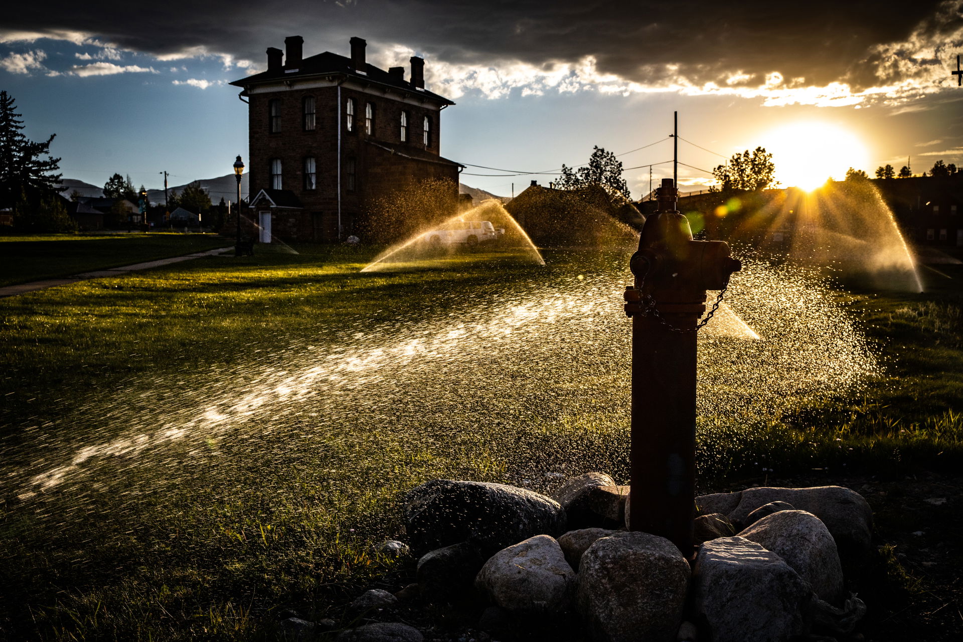 Sunset in Fairplay, CO