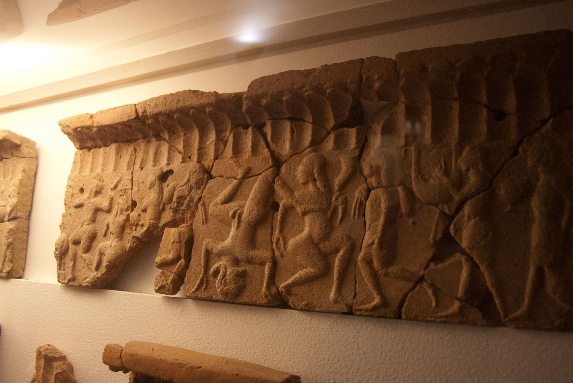 Architectural terracottas from the Etruscan site of Acquarossa,…