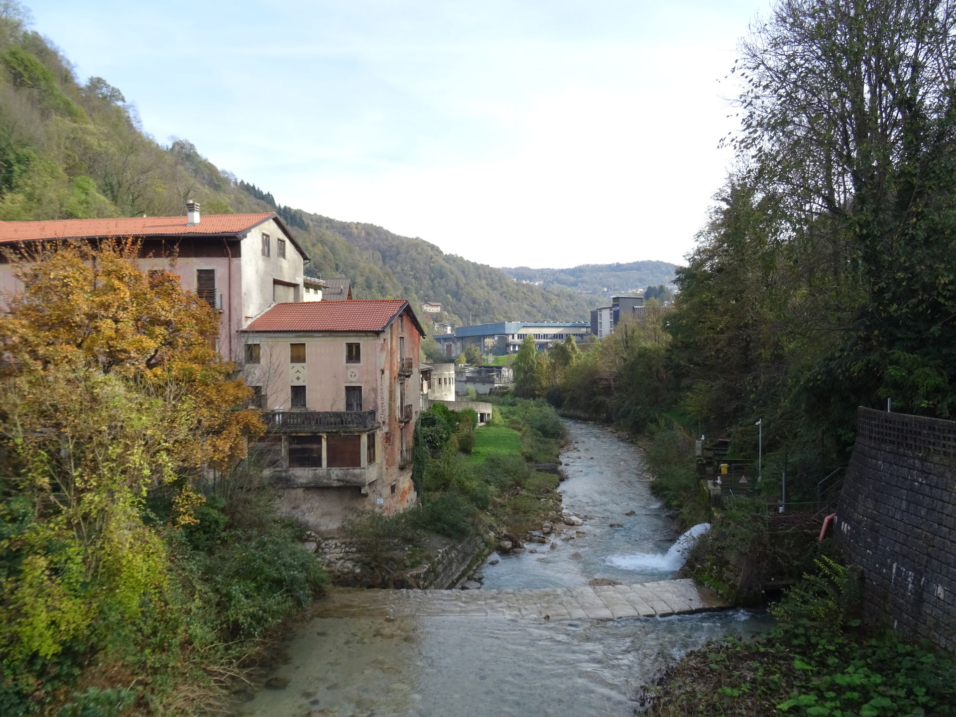 The river Agno in Recoaro Terme (Veneto, Italy)