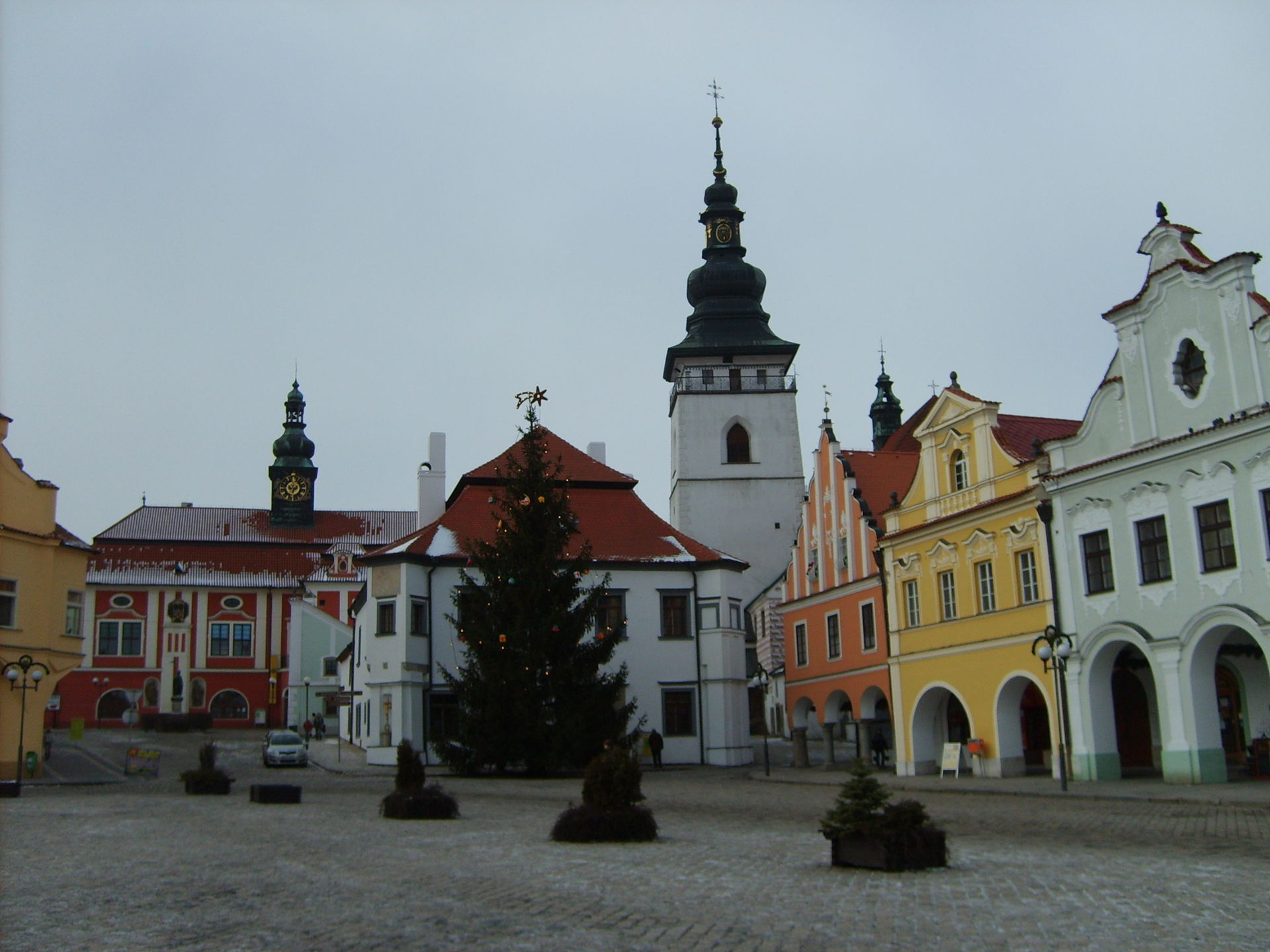 Square in Pelhřimov
