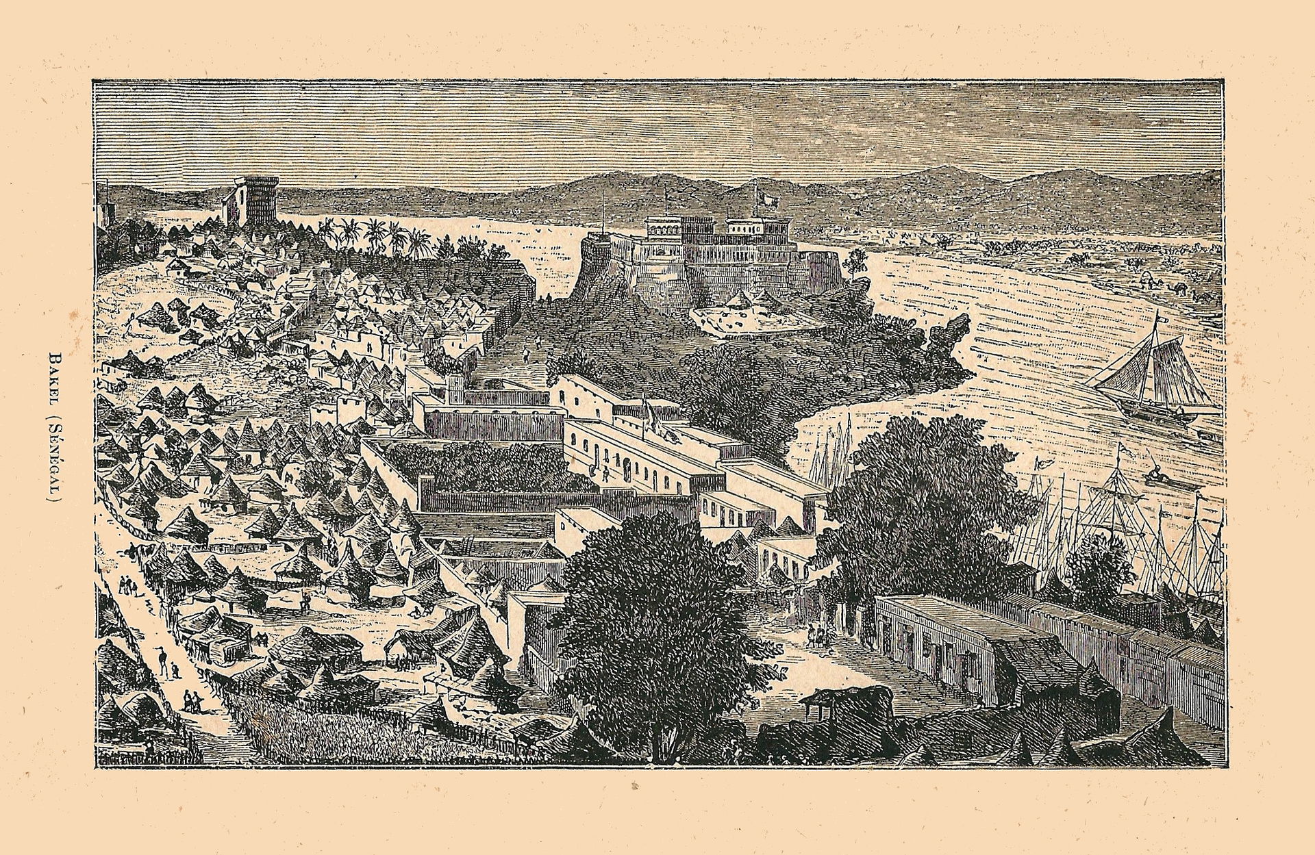 Bakel (Sénégal), à la fin du XIXe siècle.