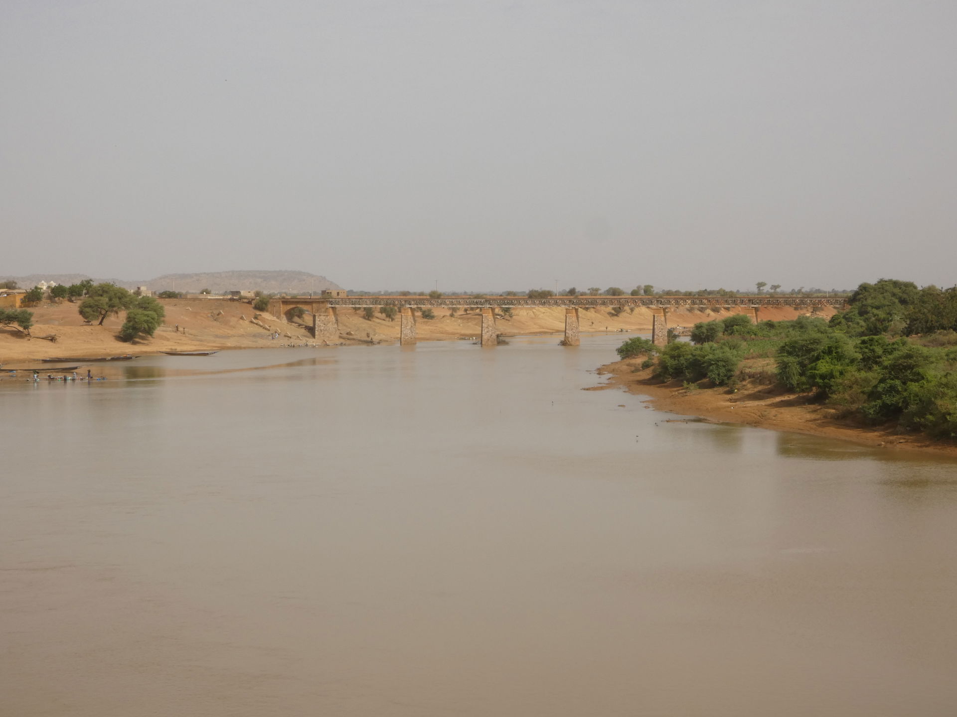 Eisenbahnbrücke Kidira-Diboli der Dakar-Niger-Bahn
