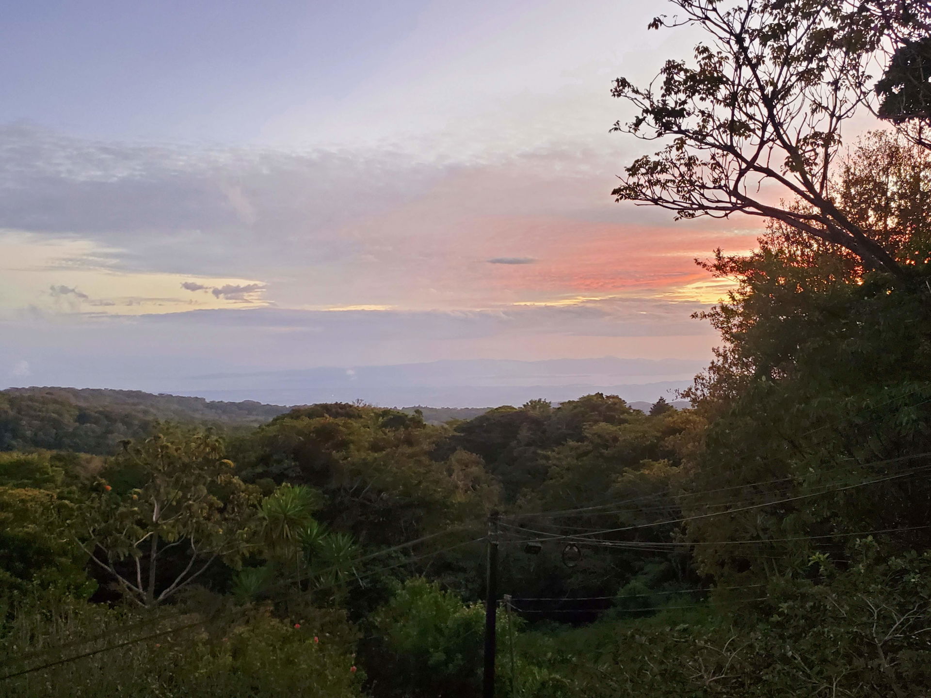 Sunset in Monteverde, Costa Rica