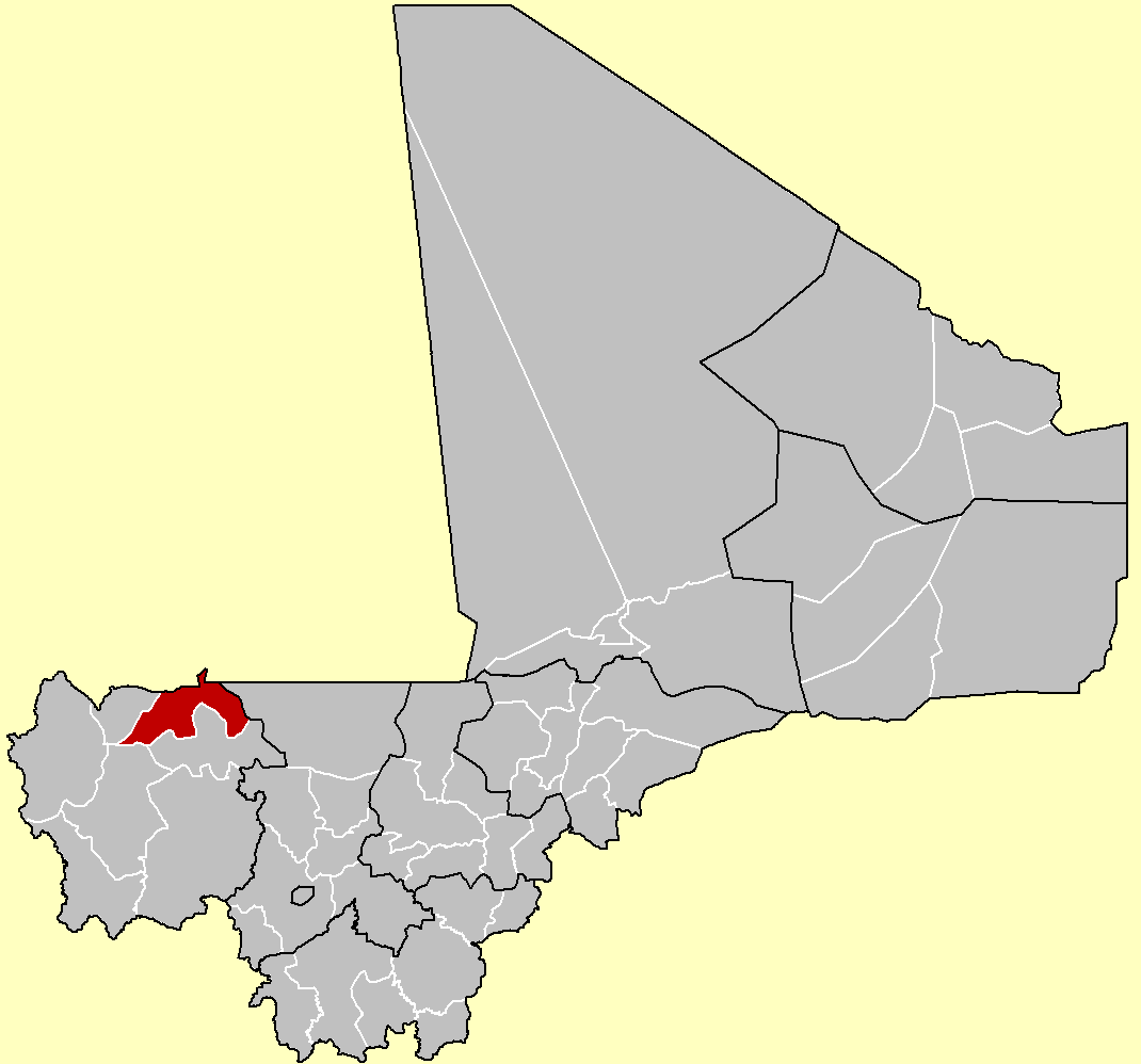 Map of Nioro Cercle, Mali