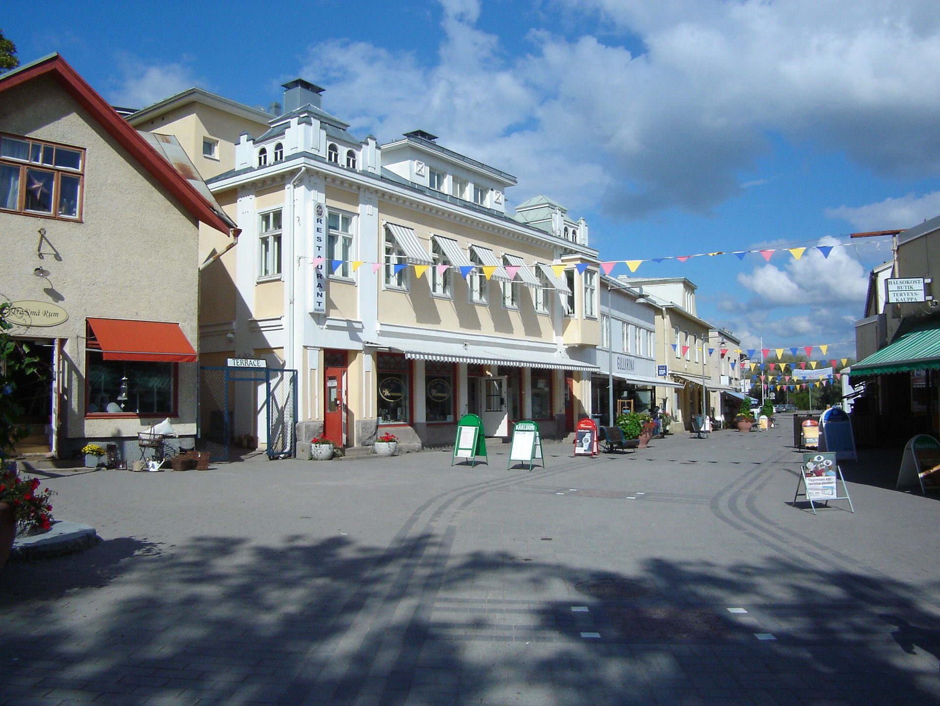City centre of Pargas, Finland