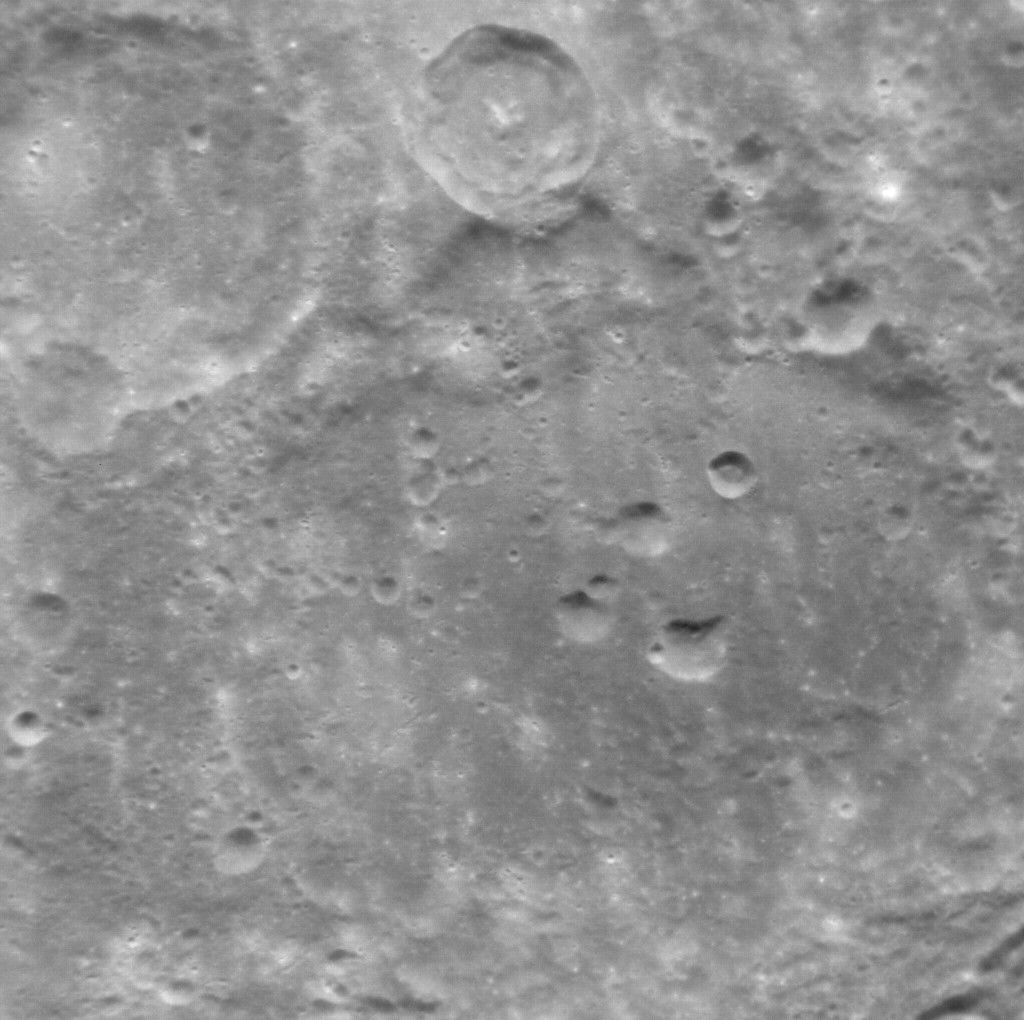 Barma crater on Mercury.  MESSENGER Narrow Angle Camera image.
…