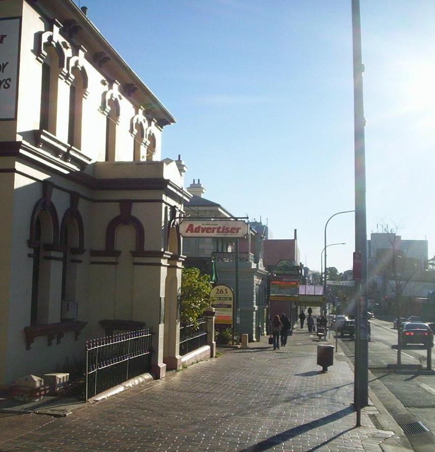 Street in the centre of Campbelltown in Sydney. 

\Queen Street…