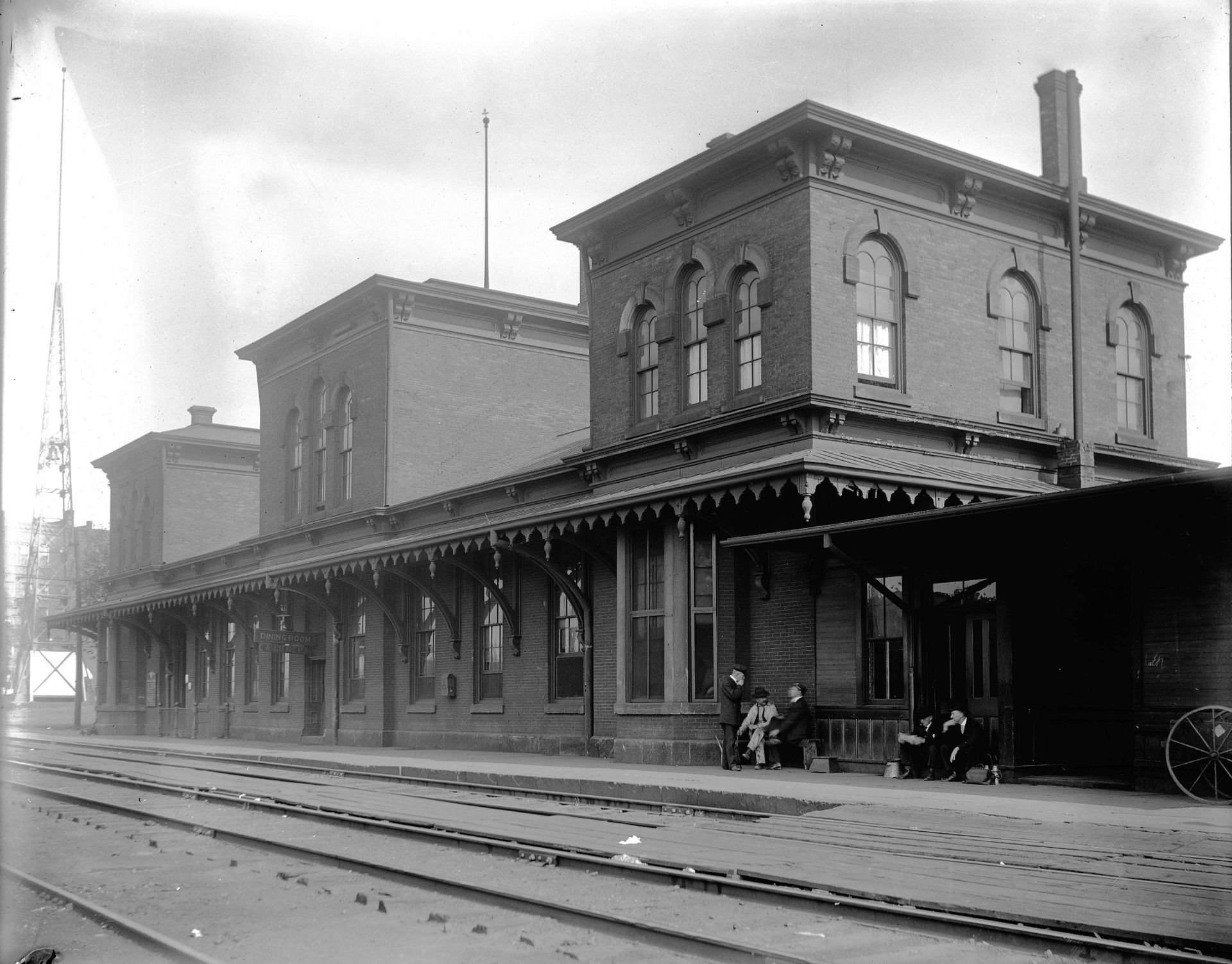 Erie Railroad station Kent OH circa 1900-1909