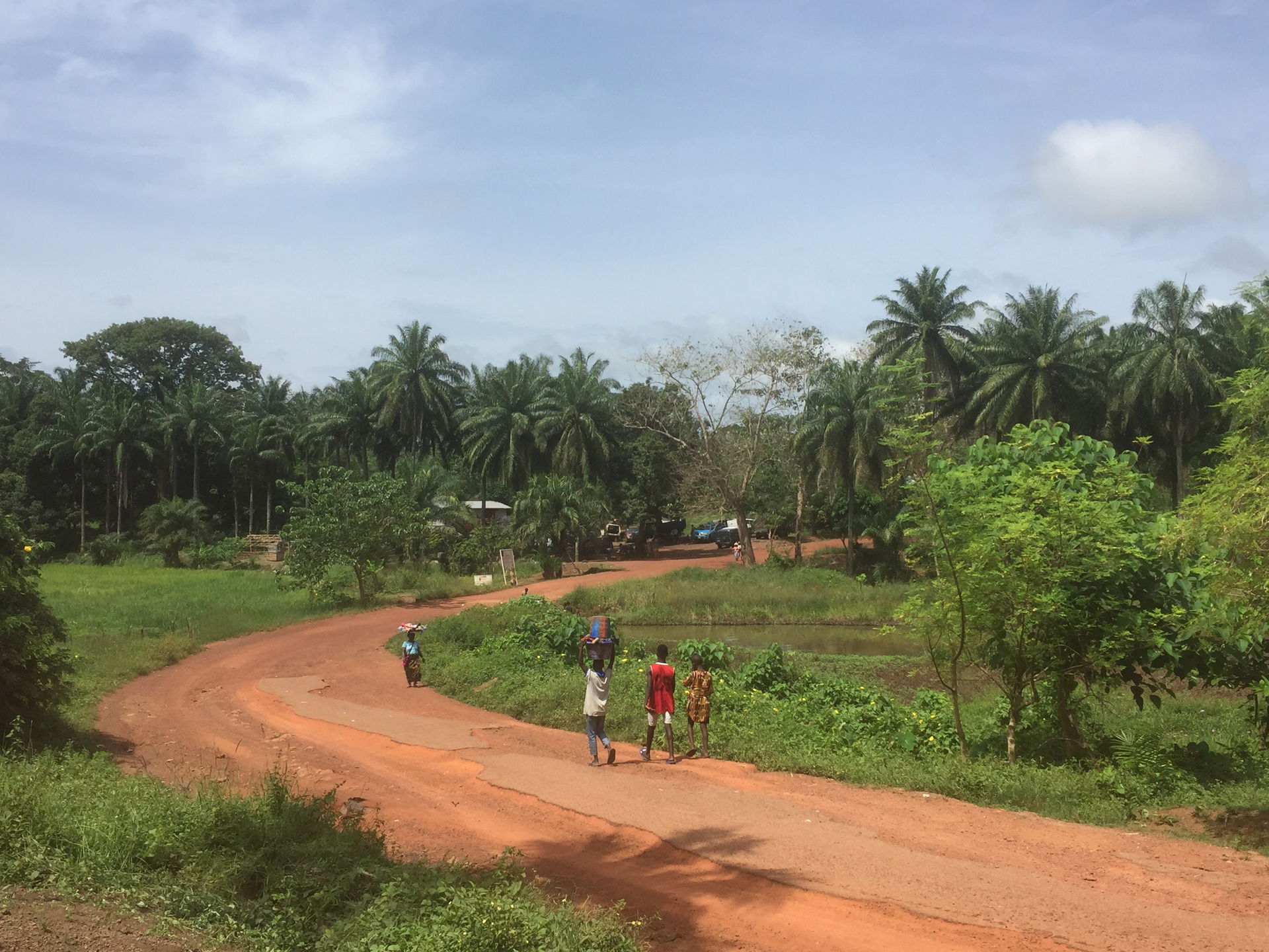 Street in Kamakwie / Sierra Leone, Westafrica