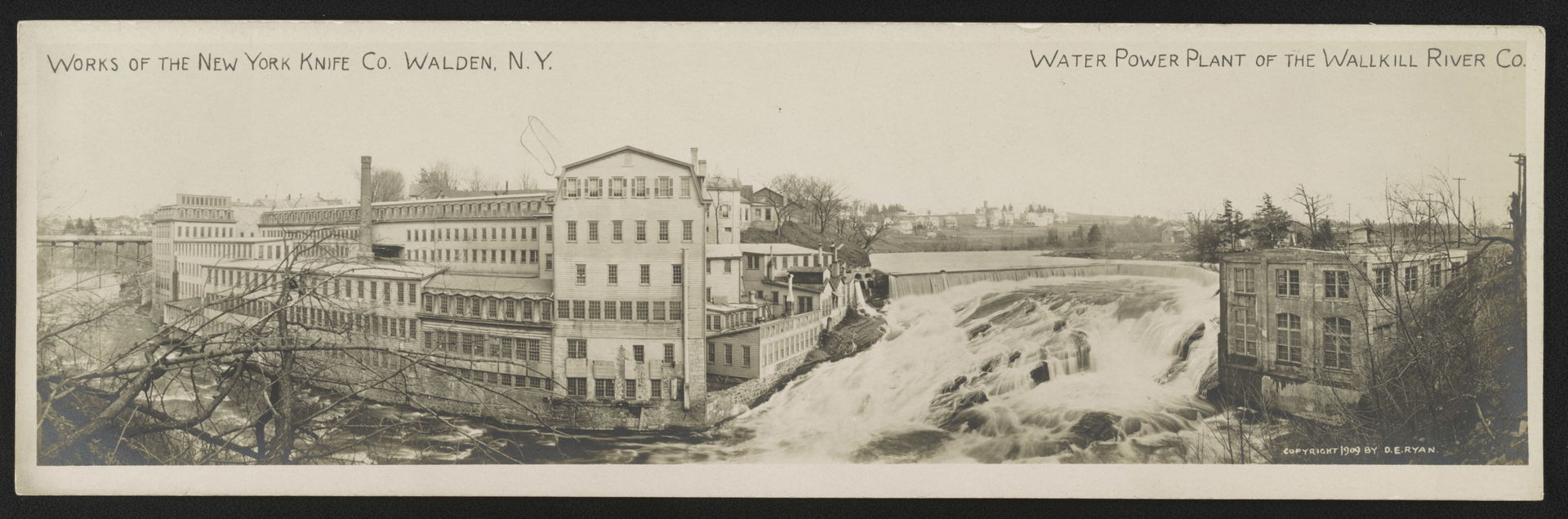Title: Works of the New York Knife Co., Walden, N.Y.; Water Pow…