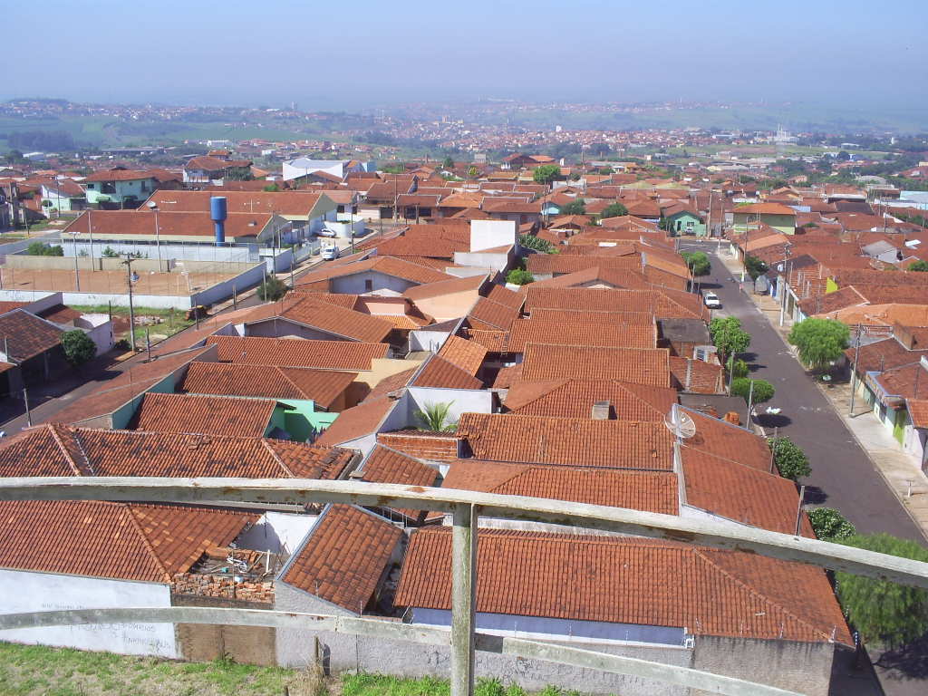 Telhados da cidade de Barra Bonita-SP